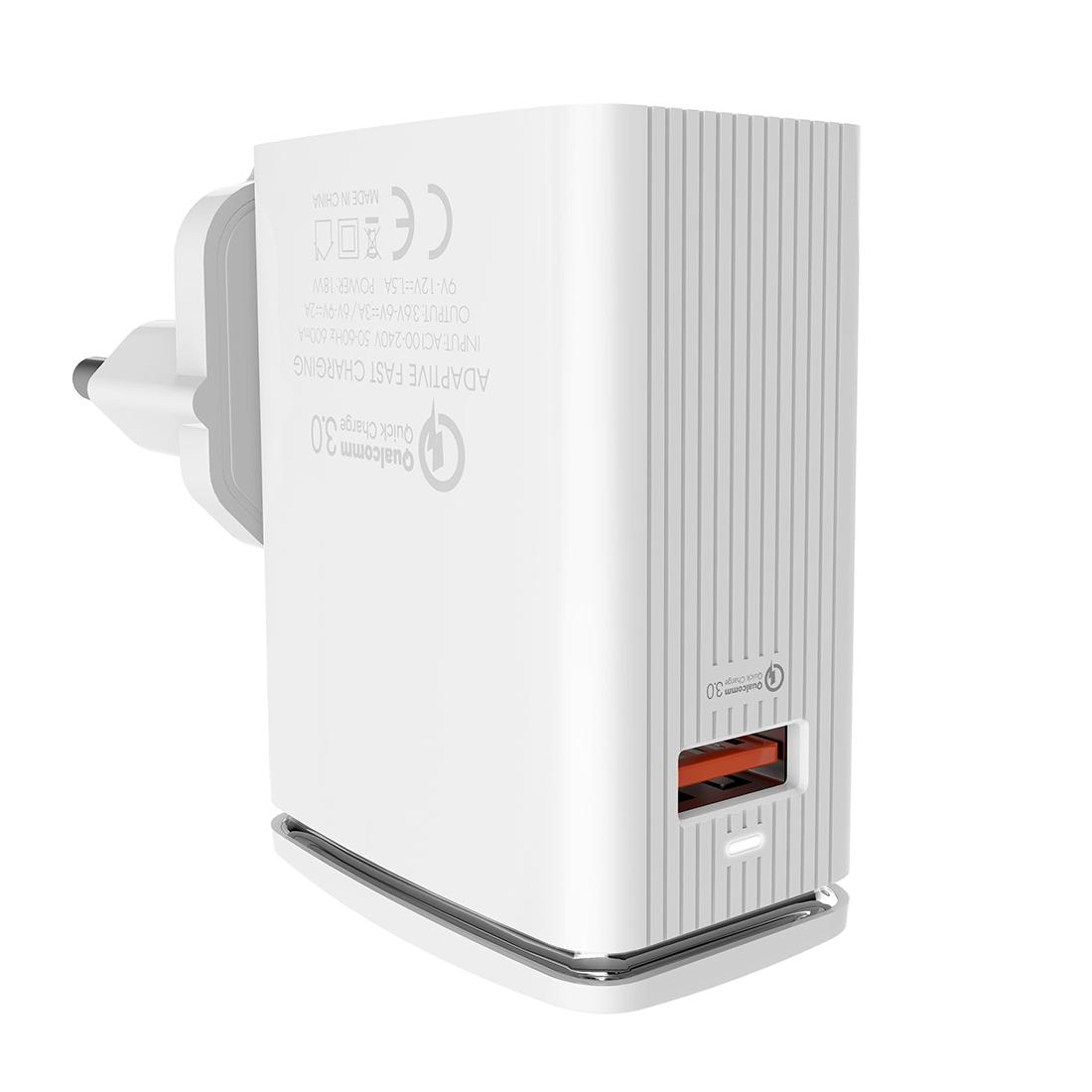 ldnio a1301q 18w qc3.0 usb travel charger with lightning cable fast wall charger