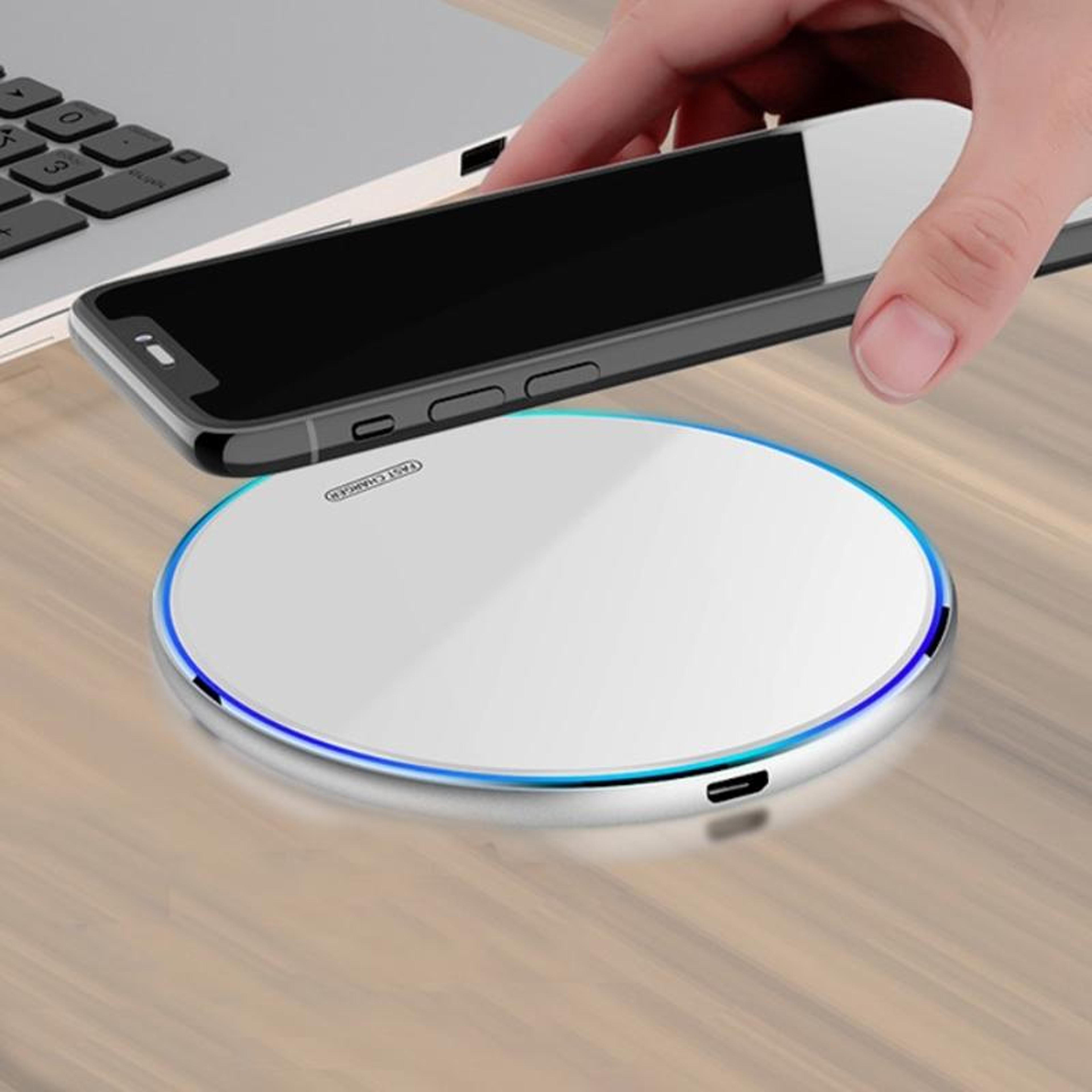 x8 15w wireless charger qi wireless charging pad with acrylic mirror finish