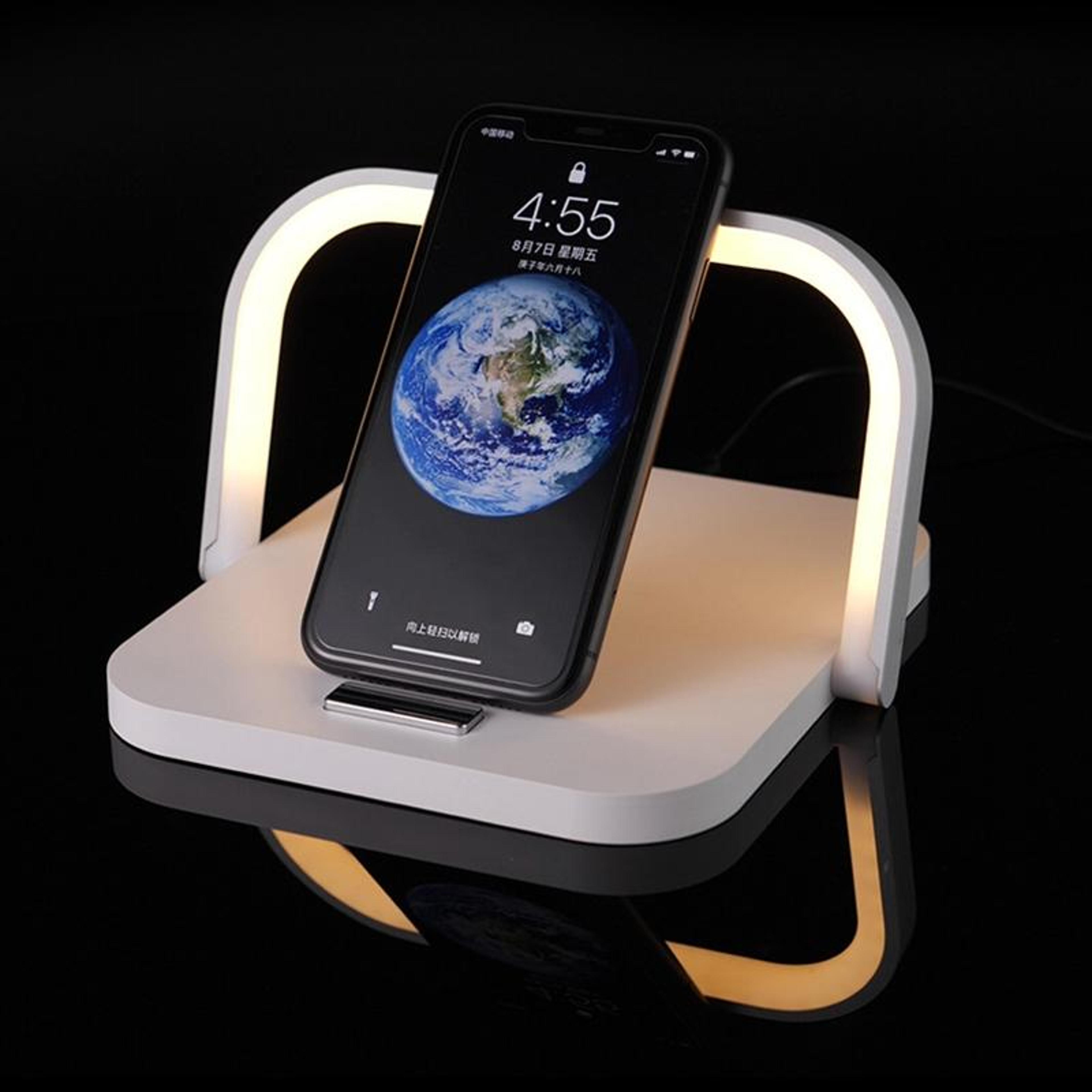 xm9902 wireless charger lamp touch led desk lamp with stepless dimming and eye care night light