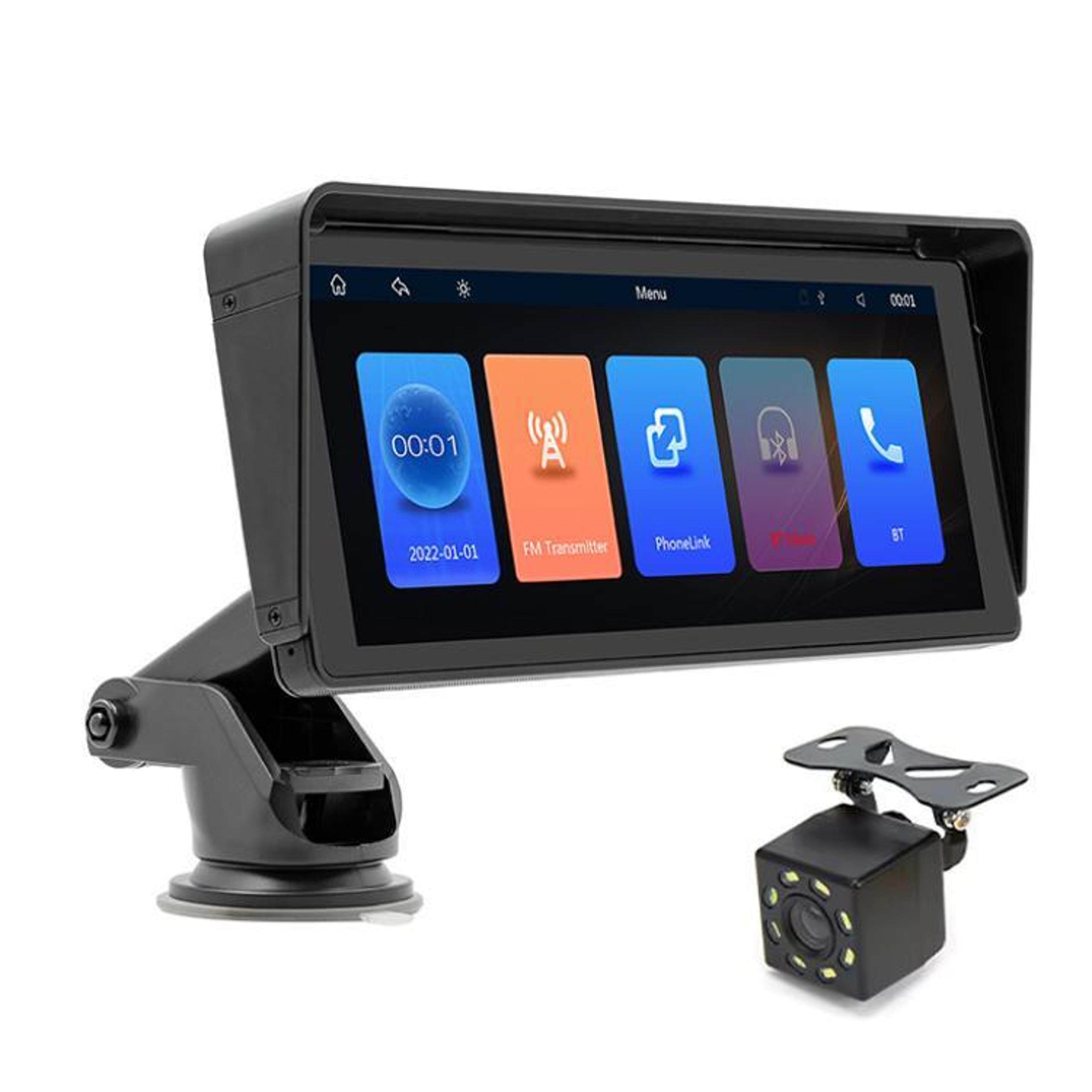 10.26 inch wireless carplay screen with android auto display hd backup camera and screen mirroring