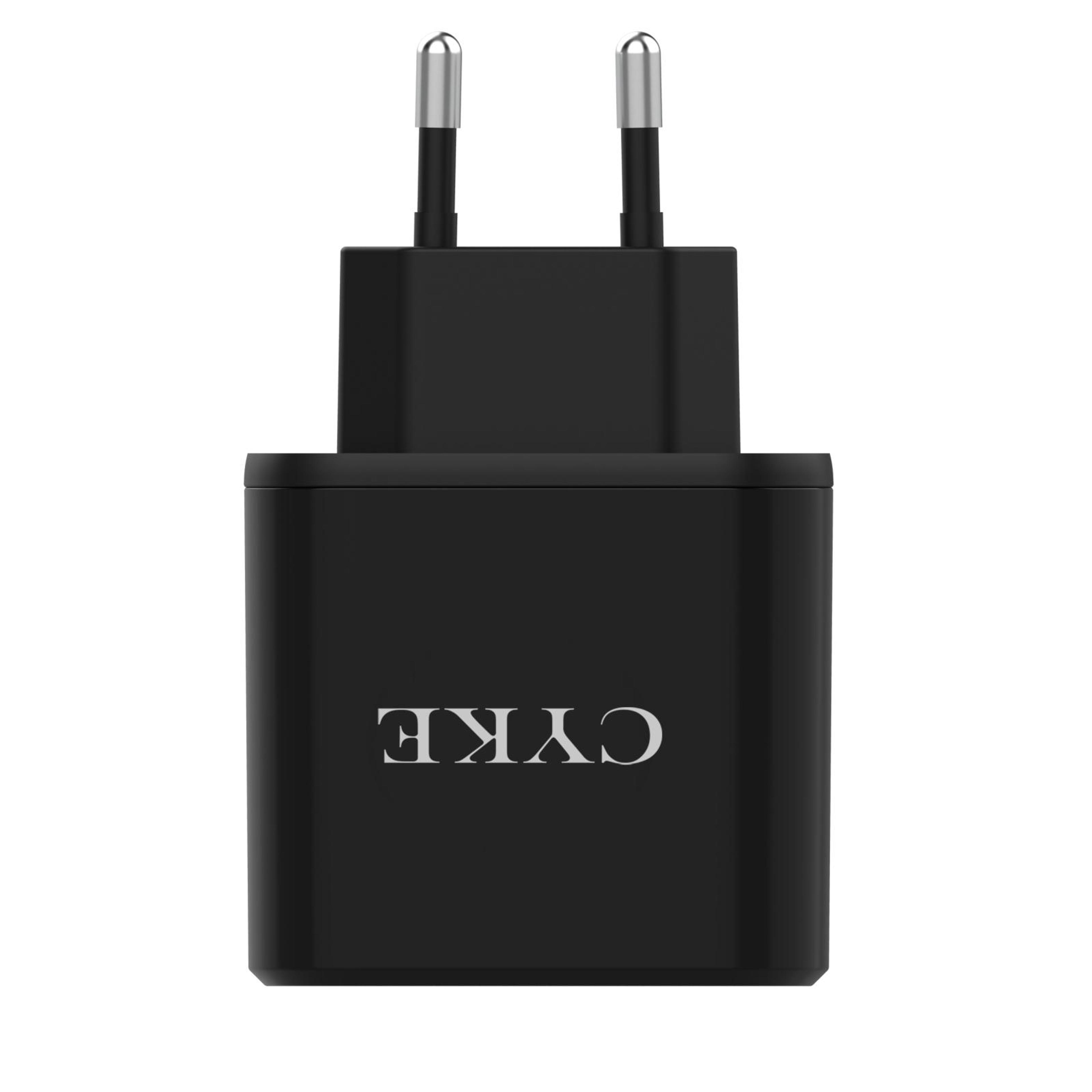 cyke usb travel charger with digital display 3 port usb wall charger fast charging adapter