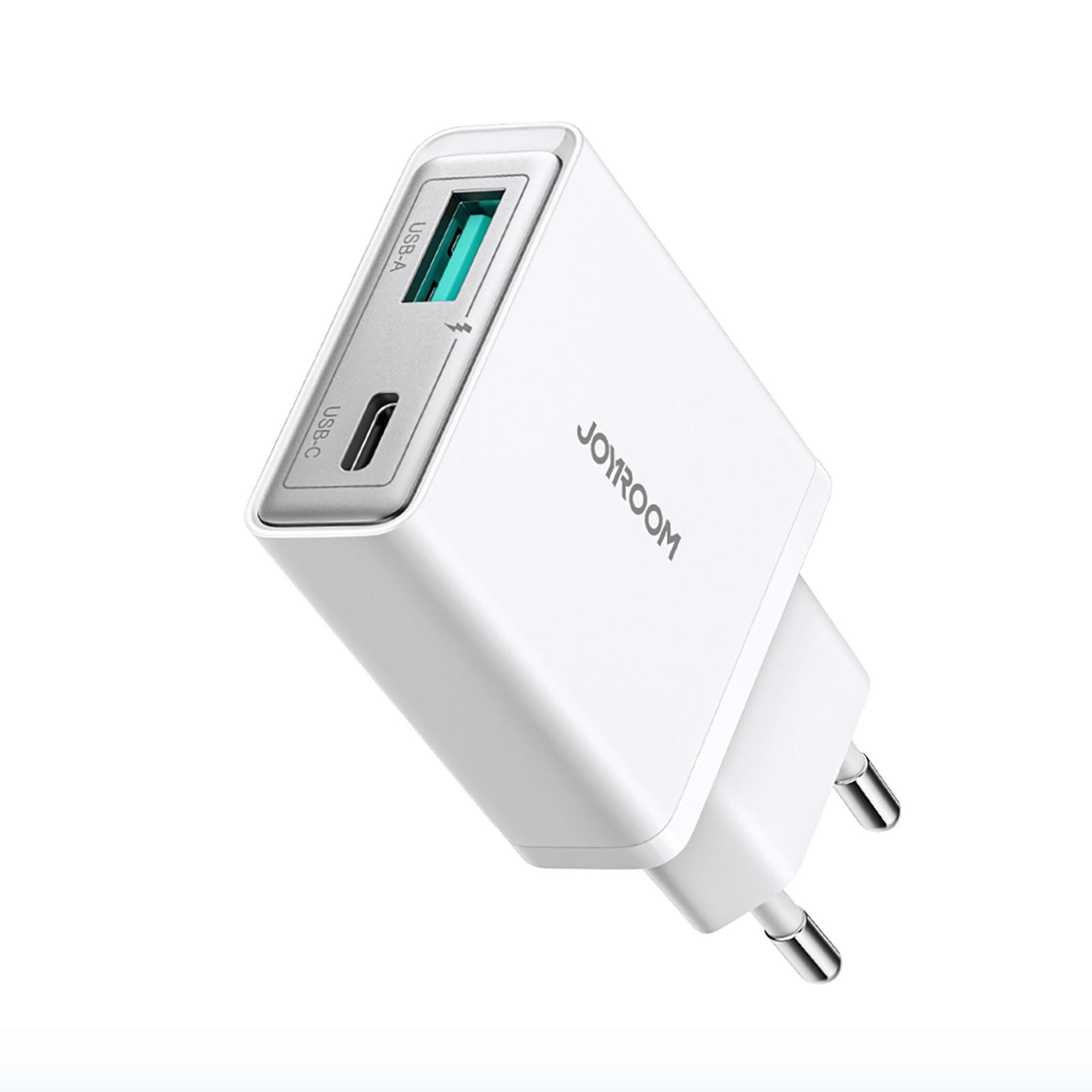 joyroom jr-tcf14 20w usb c charger dual port fast wall charger