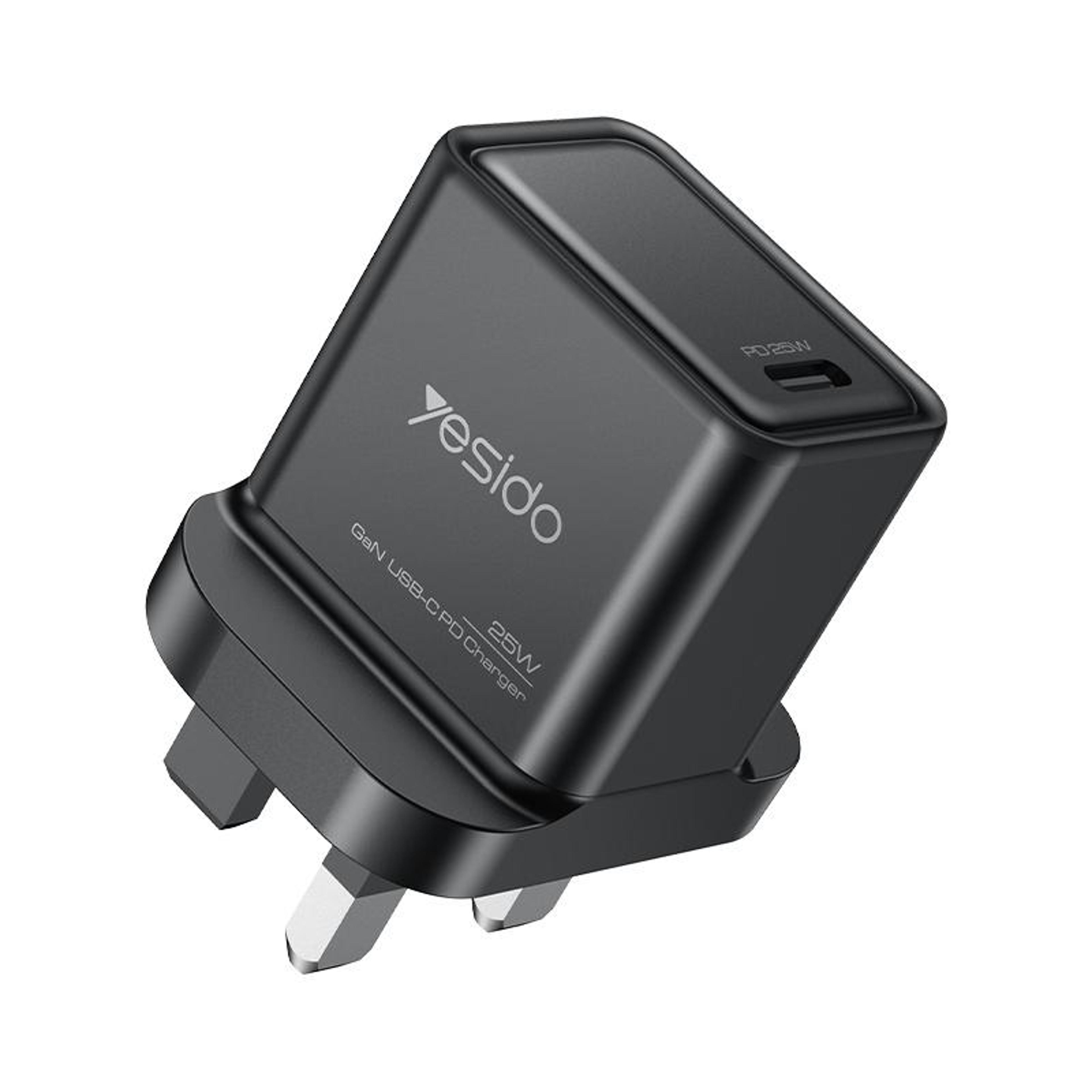 yesido yc81 25w usb c charger gan pd fast charger for phones and tablets