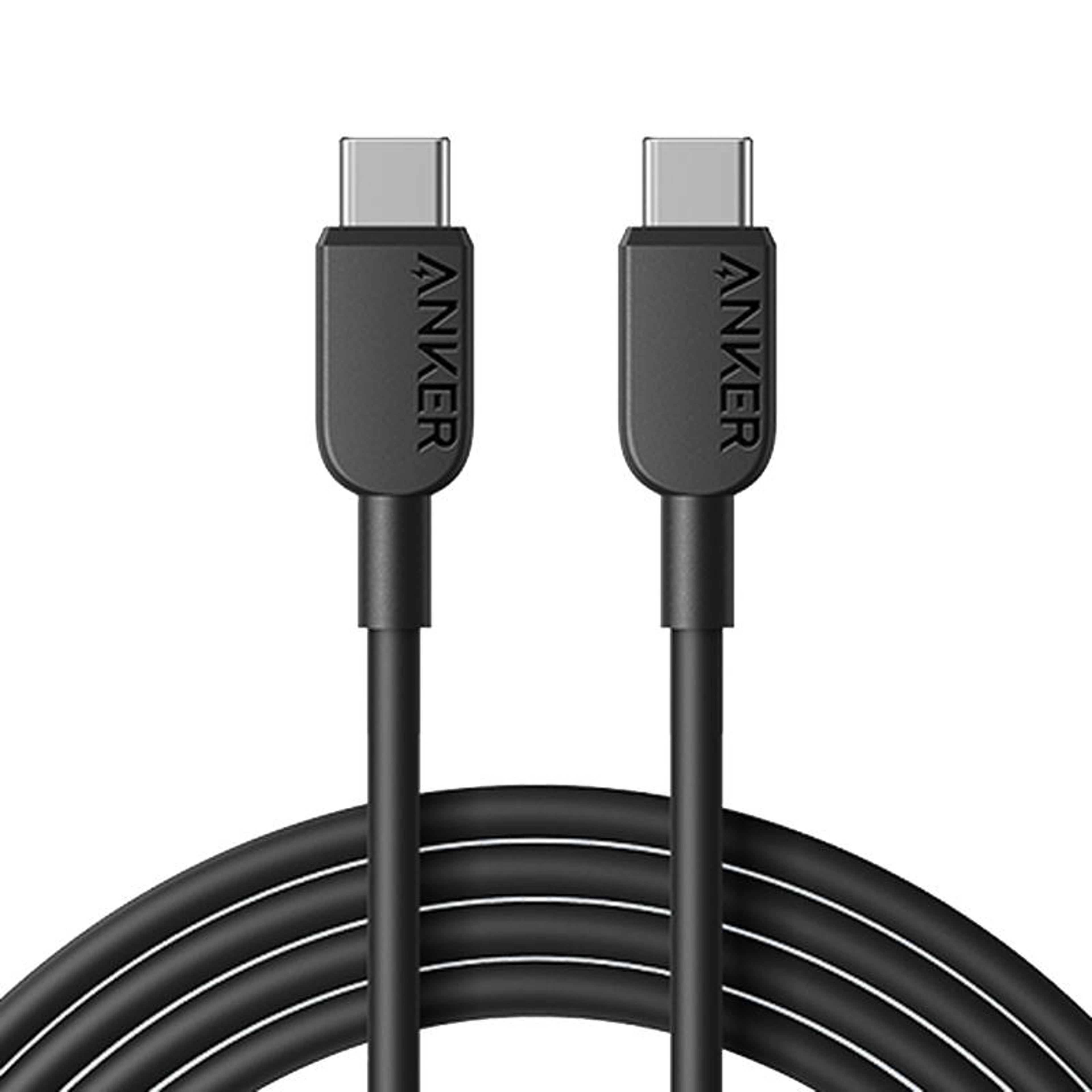 anker 60w fast charging usb c to usb c cable 1.8m durable usb c data cable