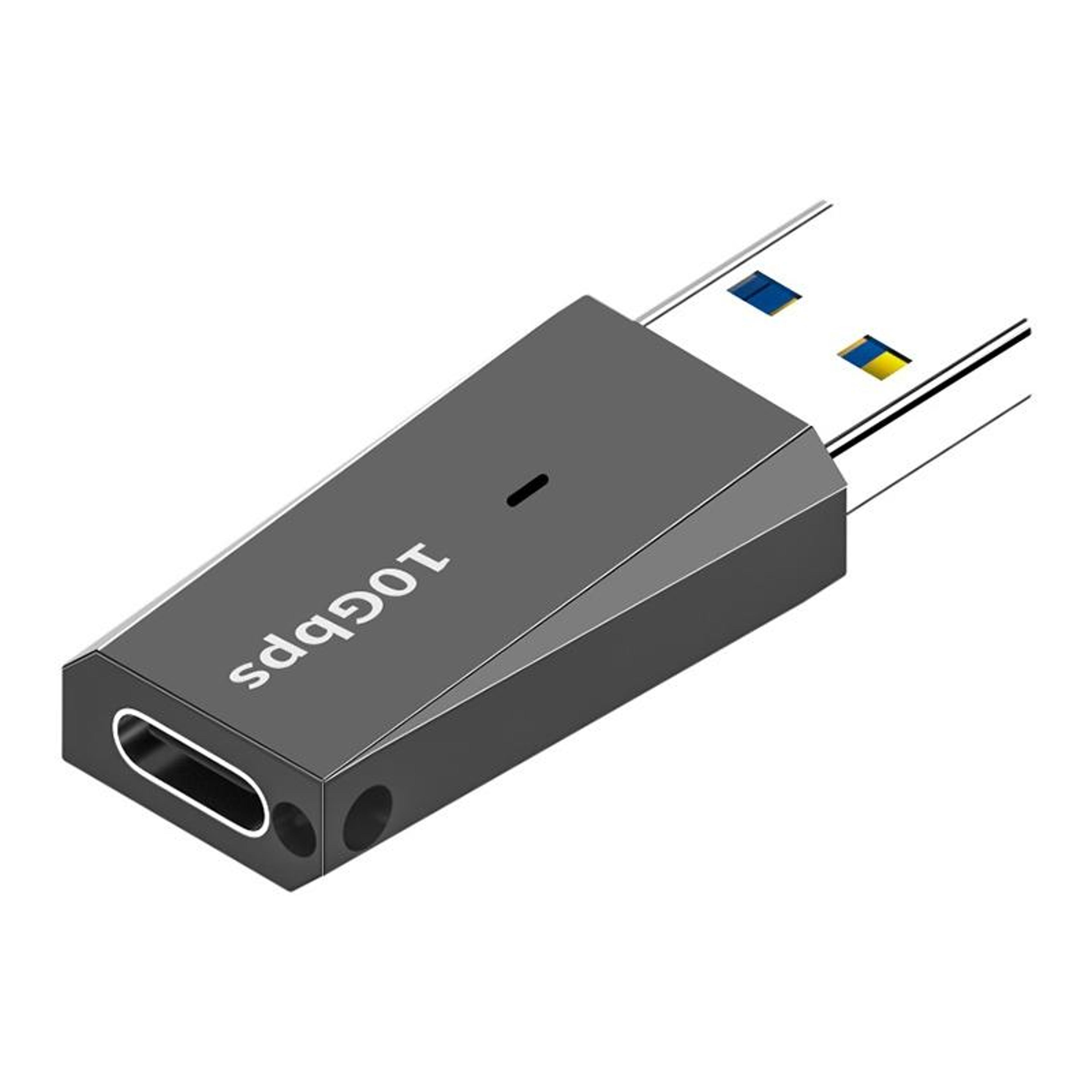 ads-613 usb 3.1 adapter 10gbps usb-c adapter with 24w fast charging and audio support