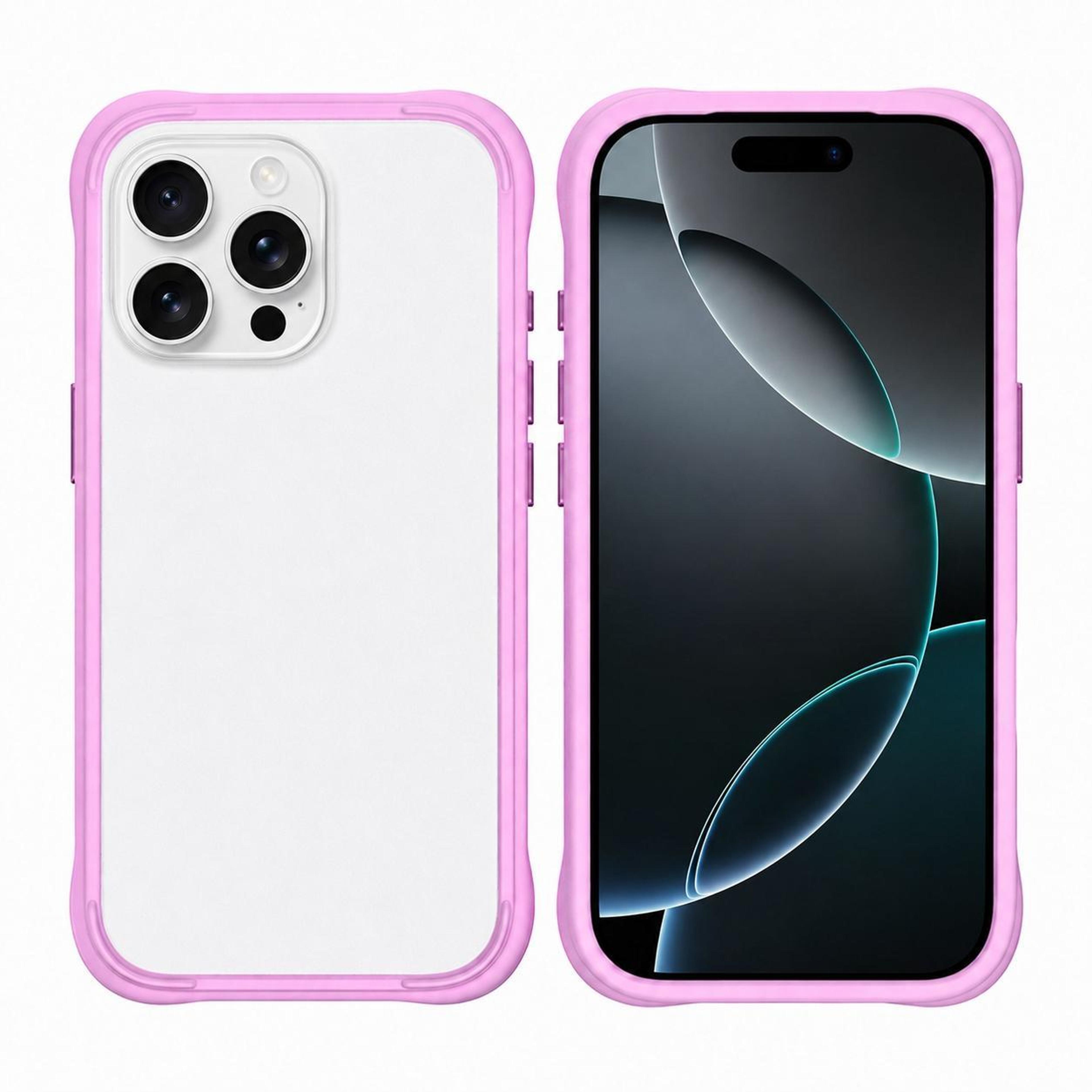 slim iphone 16 pro bumper case soft silicone shockproof frame for iphone 16 pro and pro max case