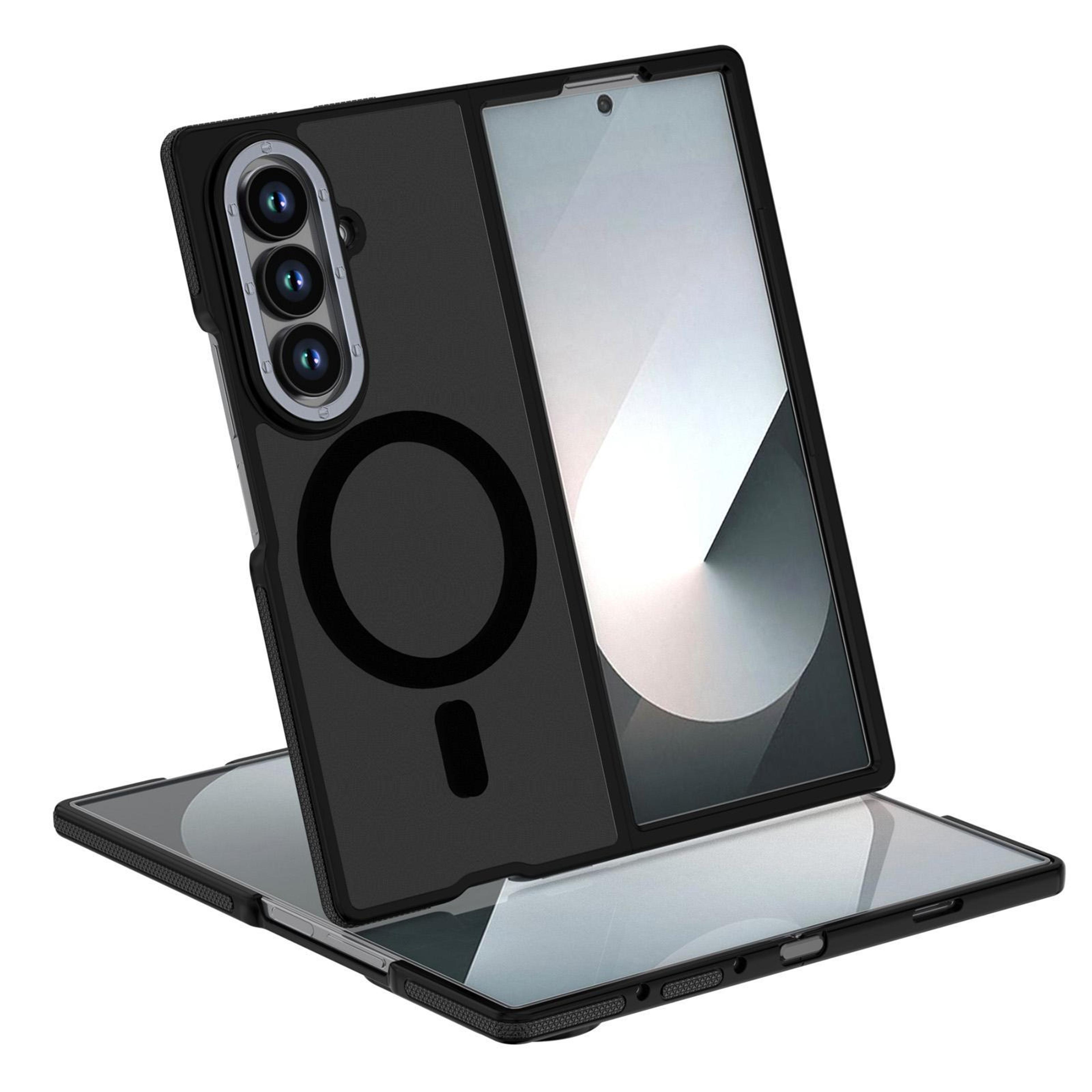 galaxy z fold8 ultra magnetic skin feel protective case slim dual color cover