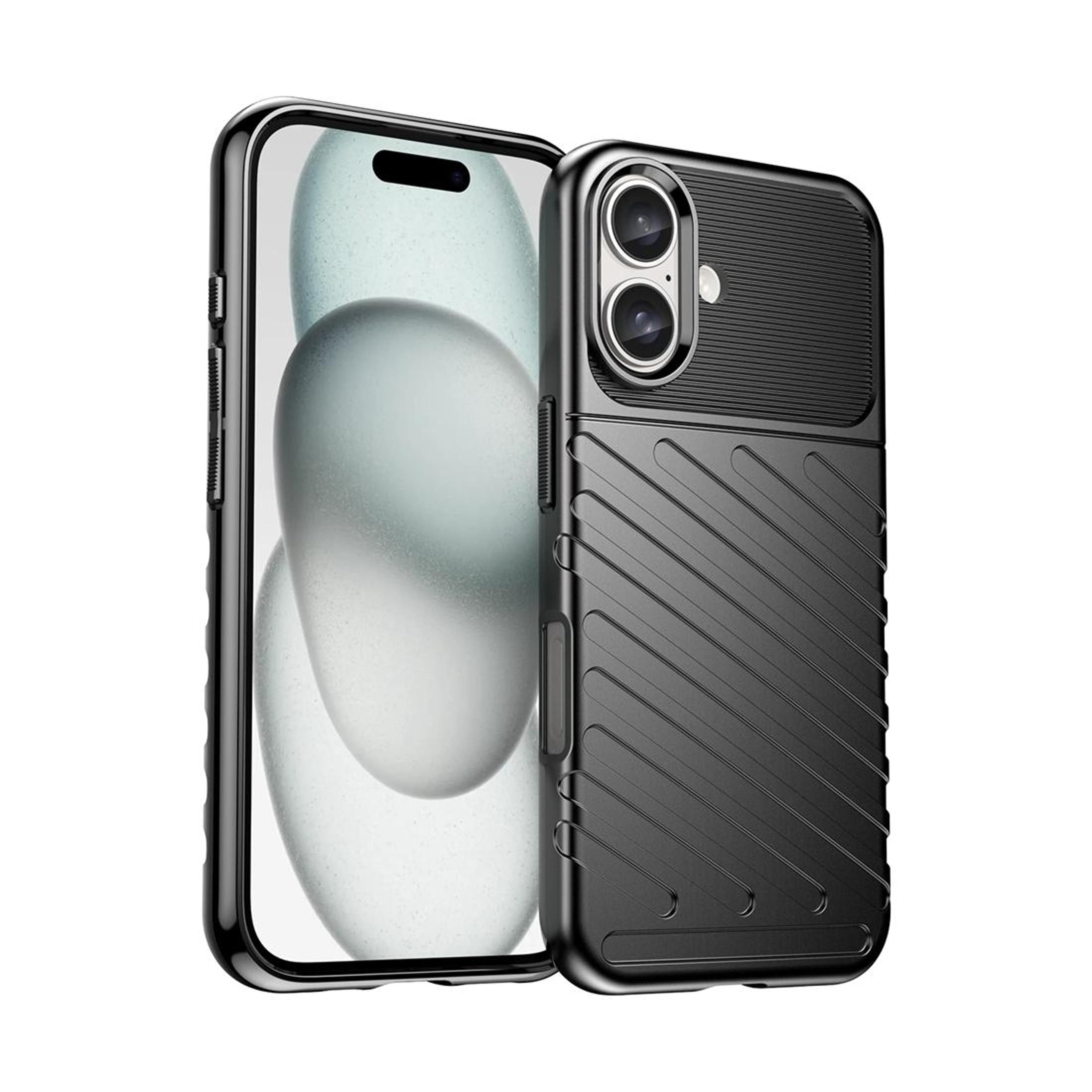 iphone 16 shockproof tpu case slim protective soft phone cover