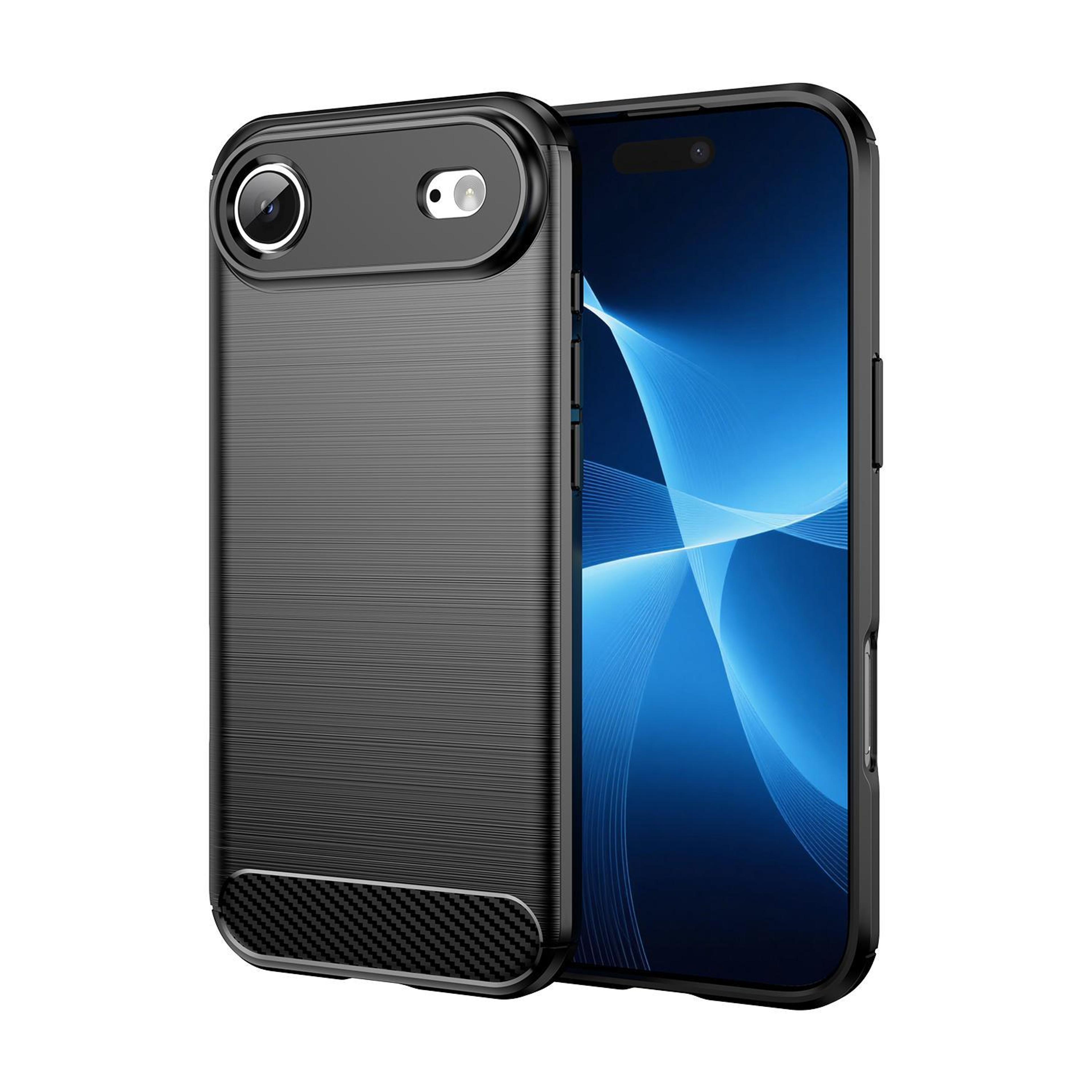 iphone air carbon fiber tpu case slim shockproof protective cover