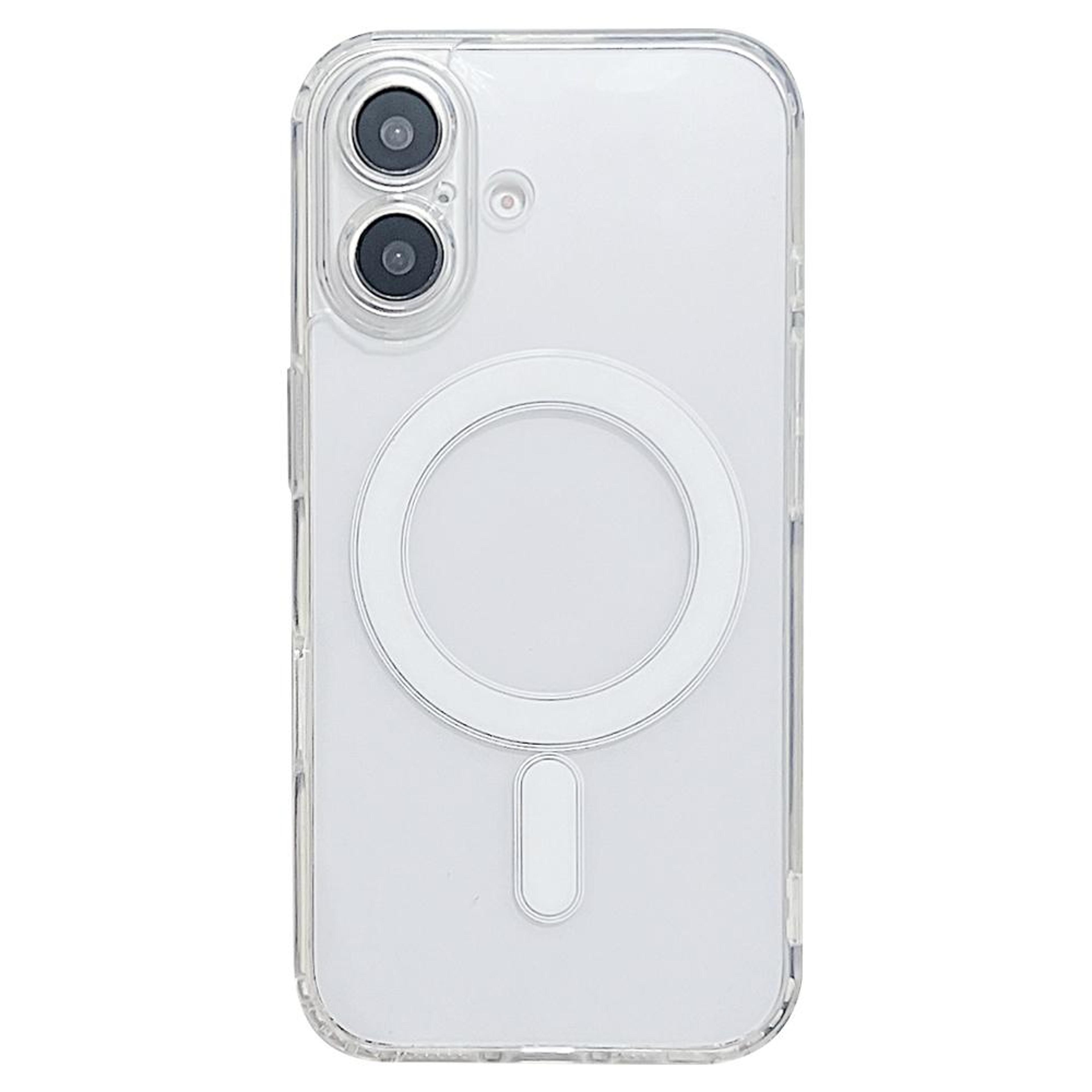 iphone 16 plus magsafe clear case magnetic transparent phone case with acrylic tpu protection