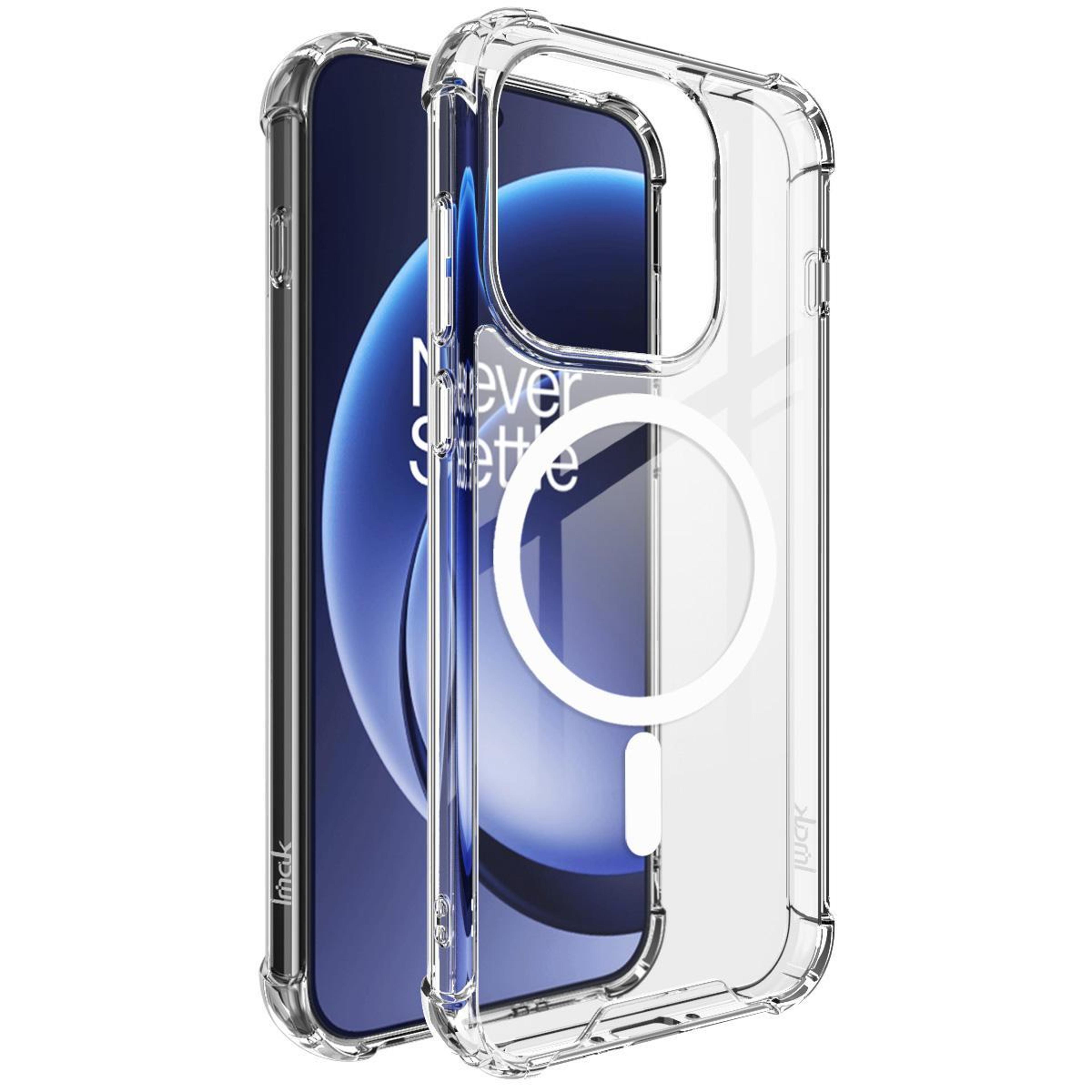 imak space shield oneplus 15 magsafe case clear shockproof protective magnetic phone cover