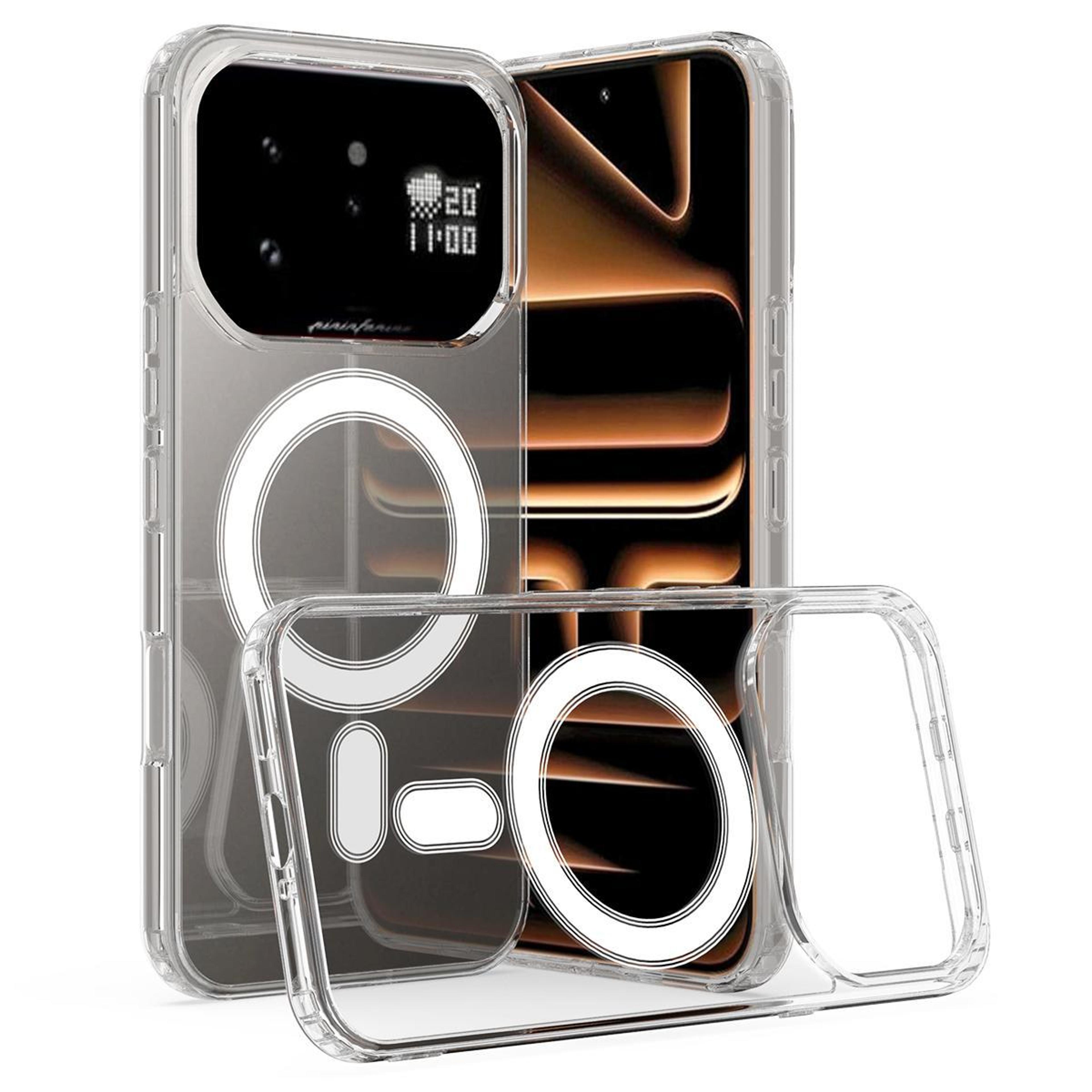 for infinix note 60 ultra 5g magsafe case clear transparent phone case with shockproof hybrid protection