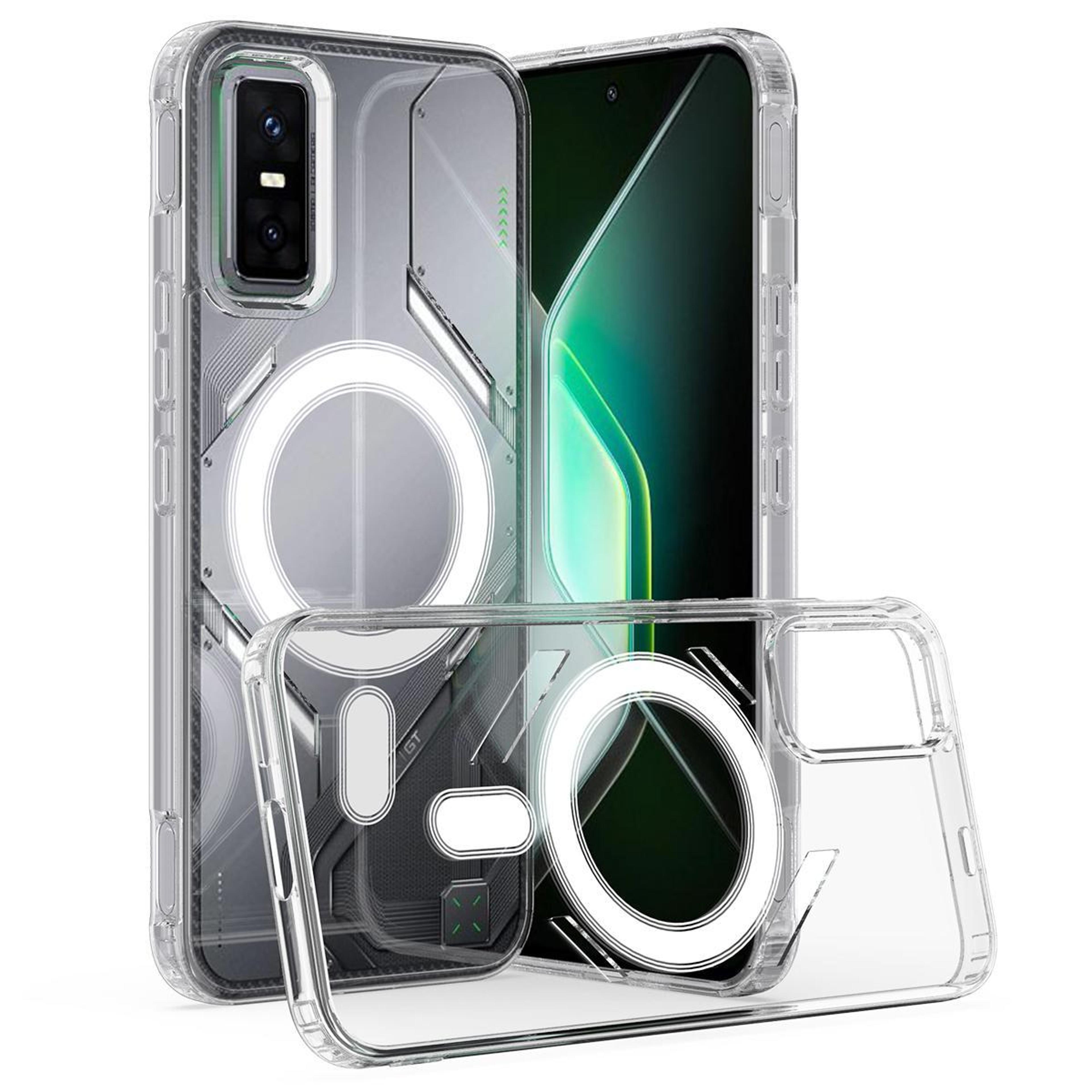 for infinix gt 30 pro 5g gt 30 5g magsafe phone case clear shockproof phone case transparent cover