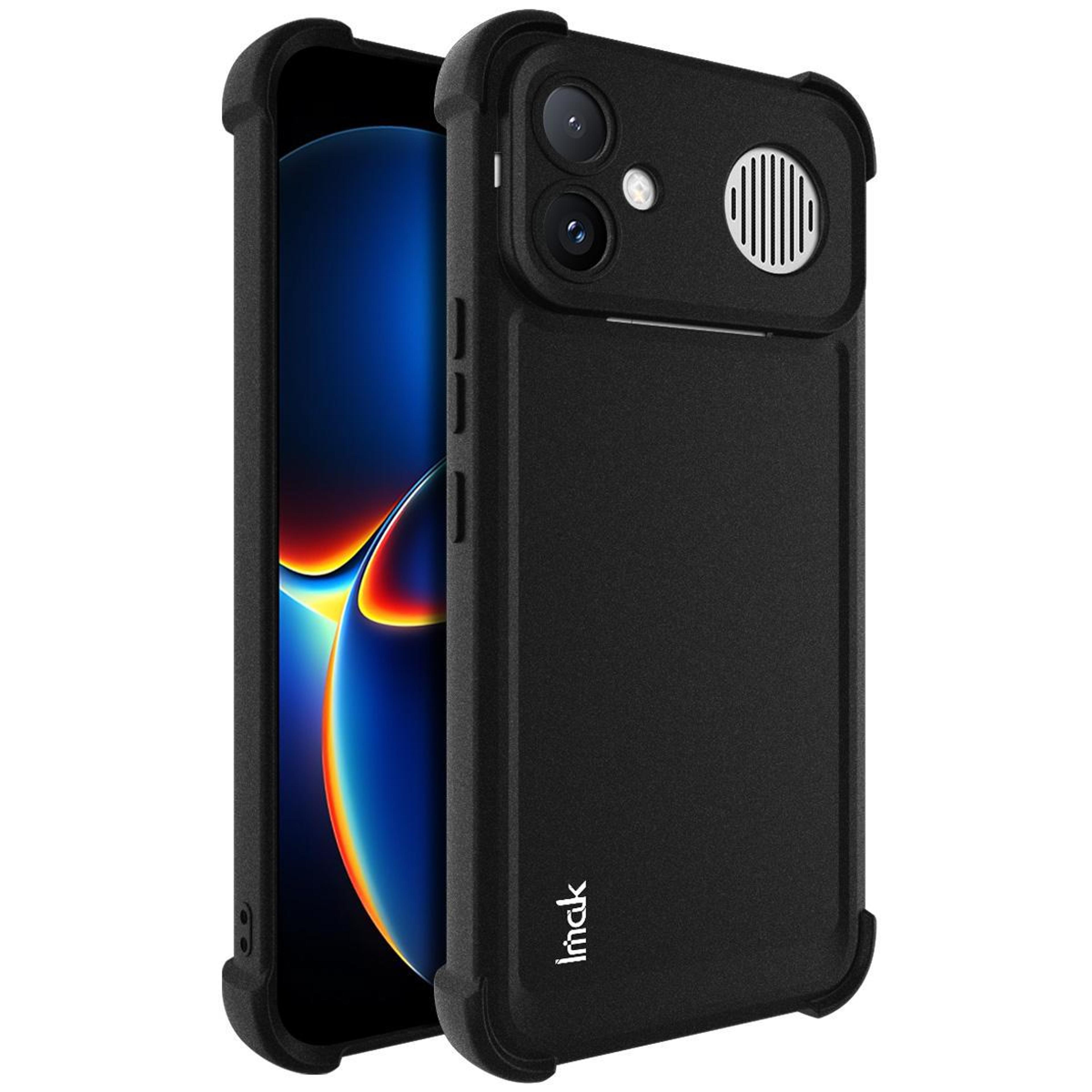 imak shockproof redmi k90 max 5g case matte black tpu phone cover with airbag corners