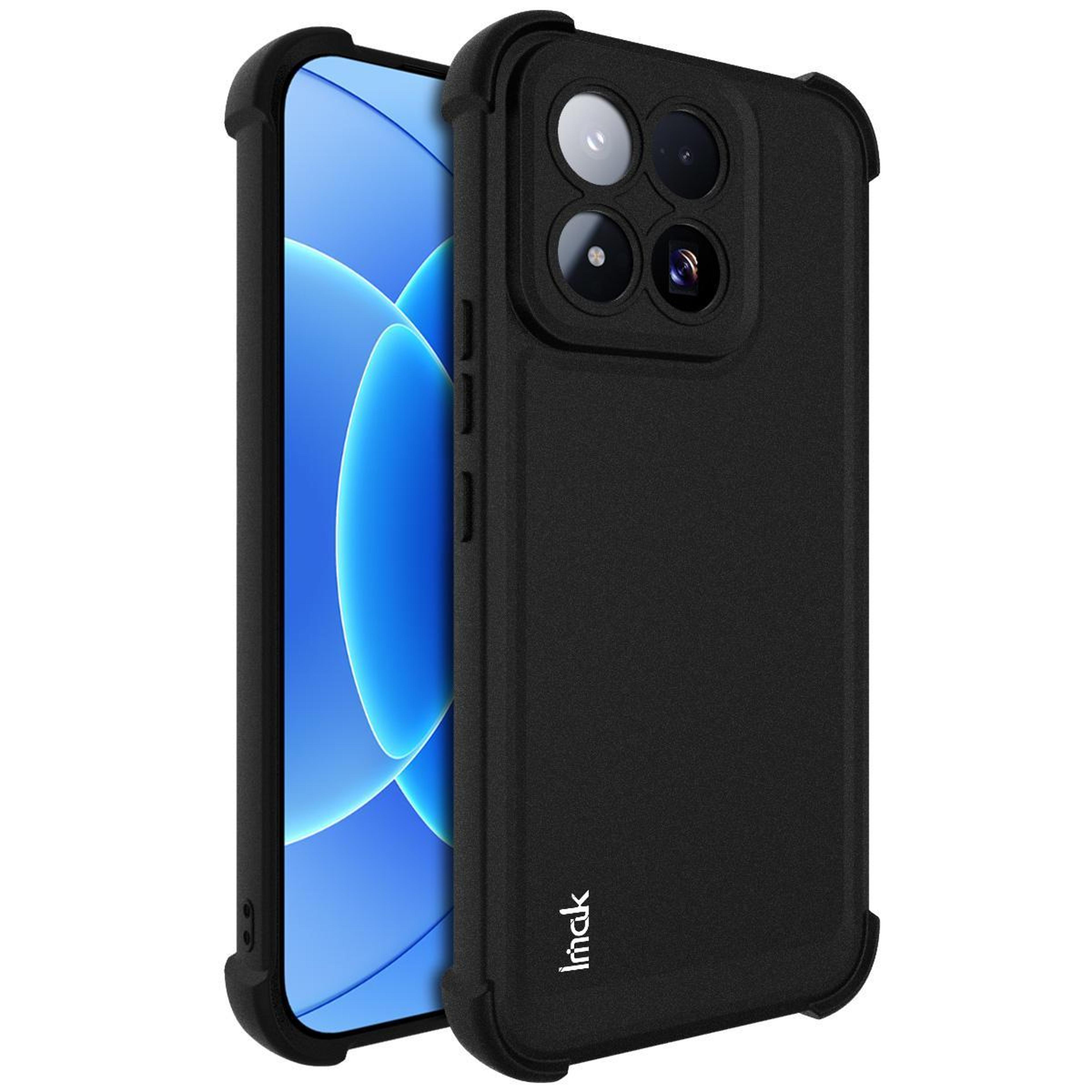 imak shockproof xiaomi 17 max 5g case matte black airbag tpu phone cover