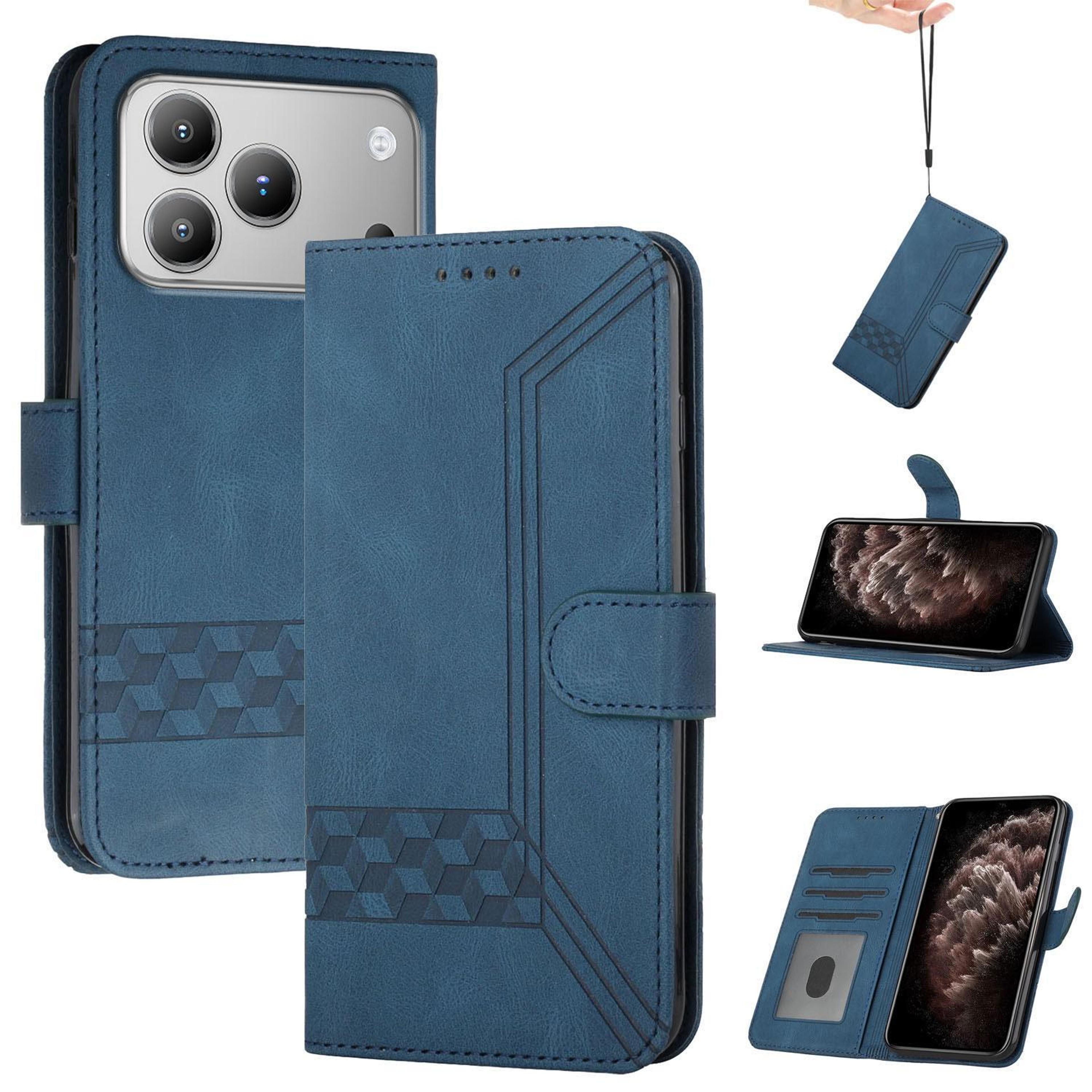 blackview wave 7c flip leather phone case with card slot magnetic wallet stand cover