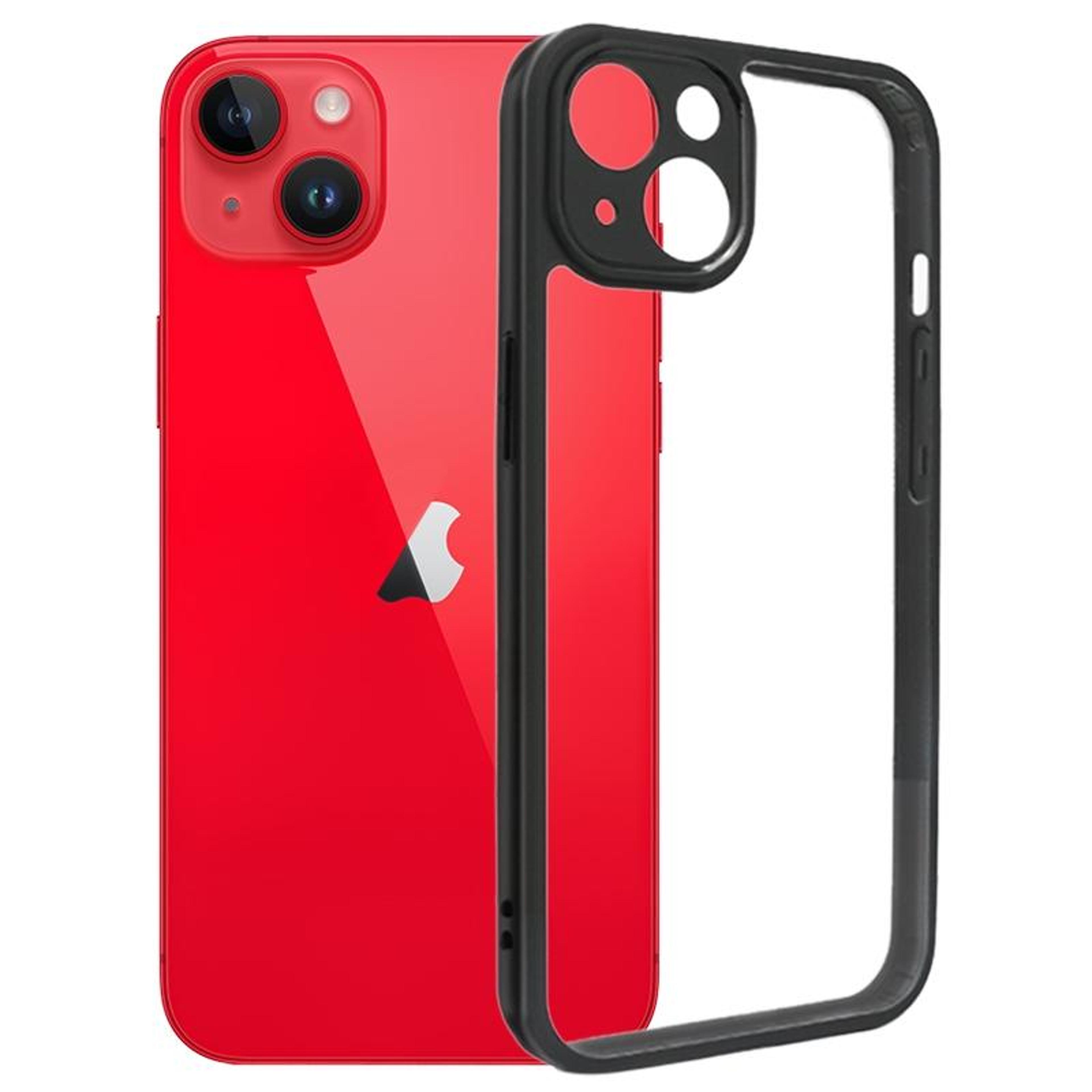 iphone 14 plus case clear phone case frosted shockproof tpu pc protective cover