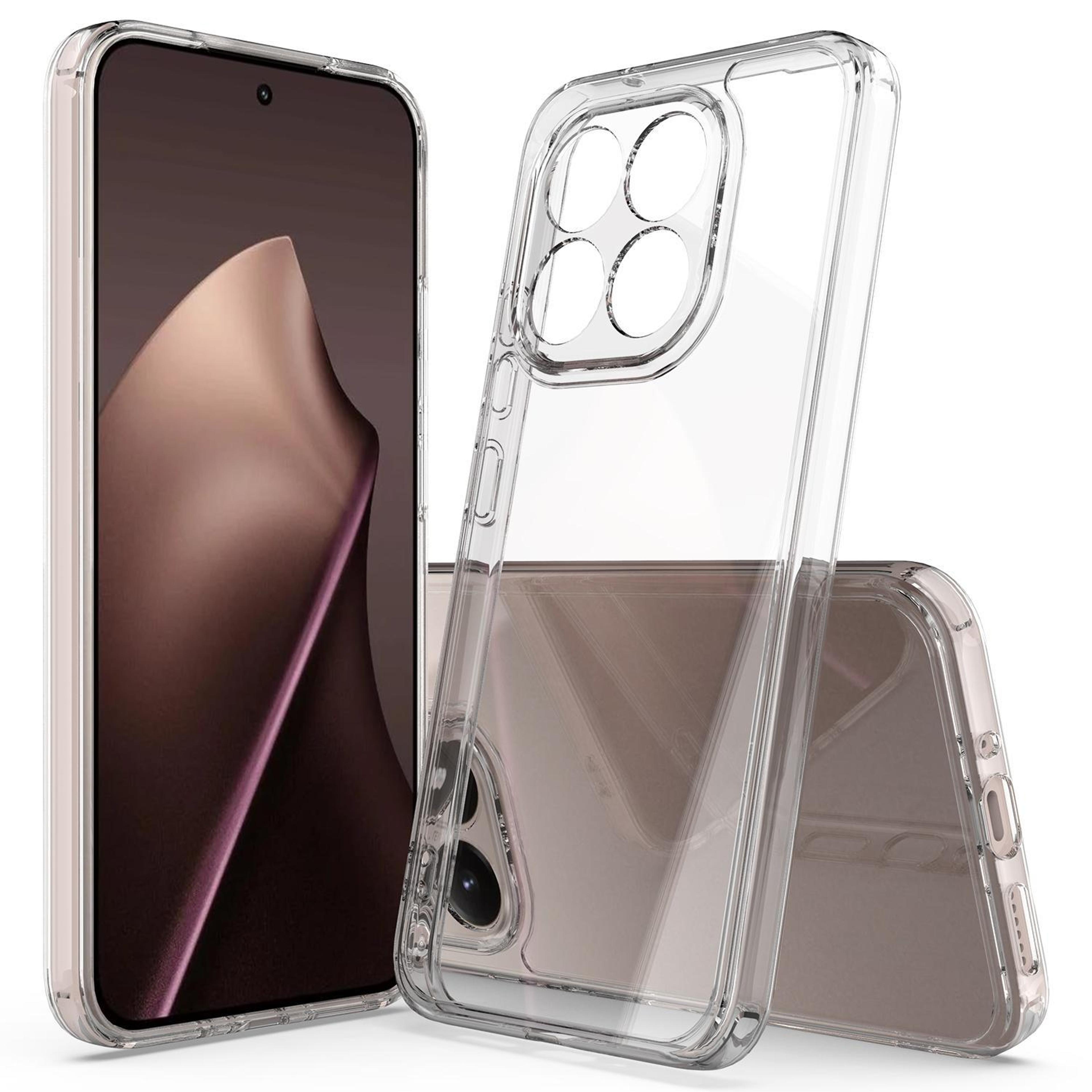 xiaomi 17 clear phone case scratchproof tpu acrylic transparent protective cover
