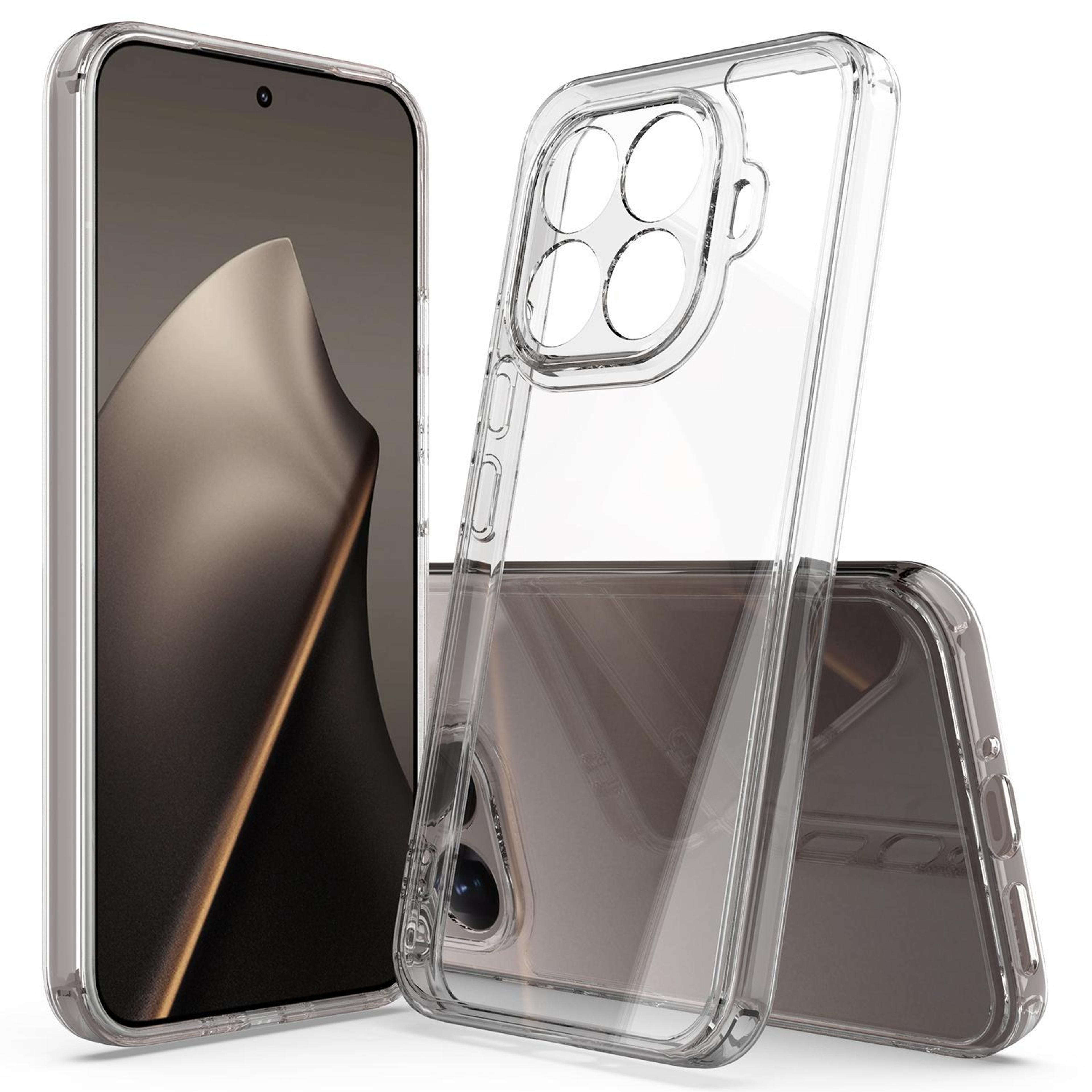 xiaomi 15t pro clear phone case scratchproof tpu acrylic transparent protective cover