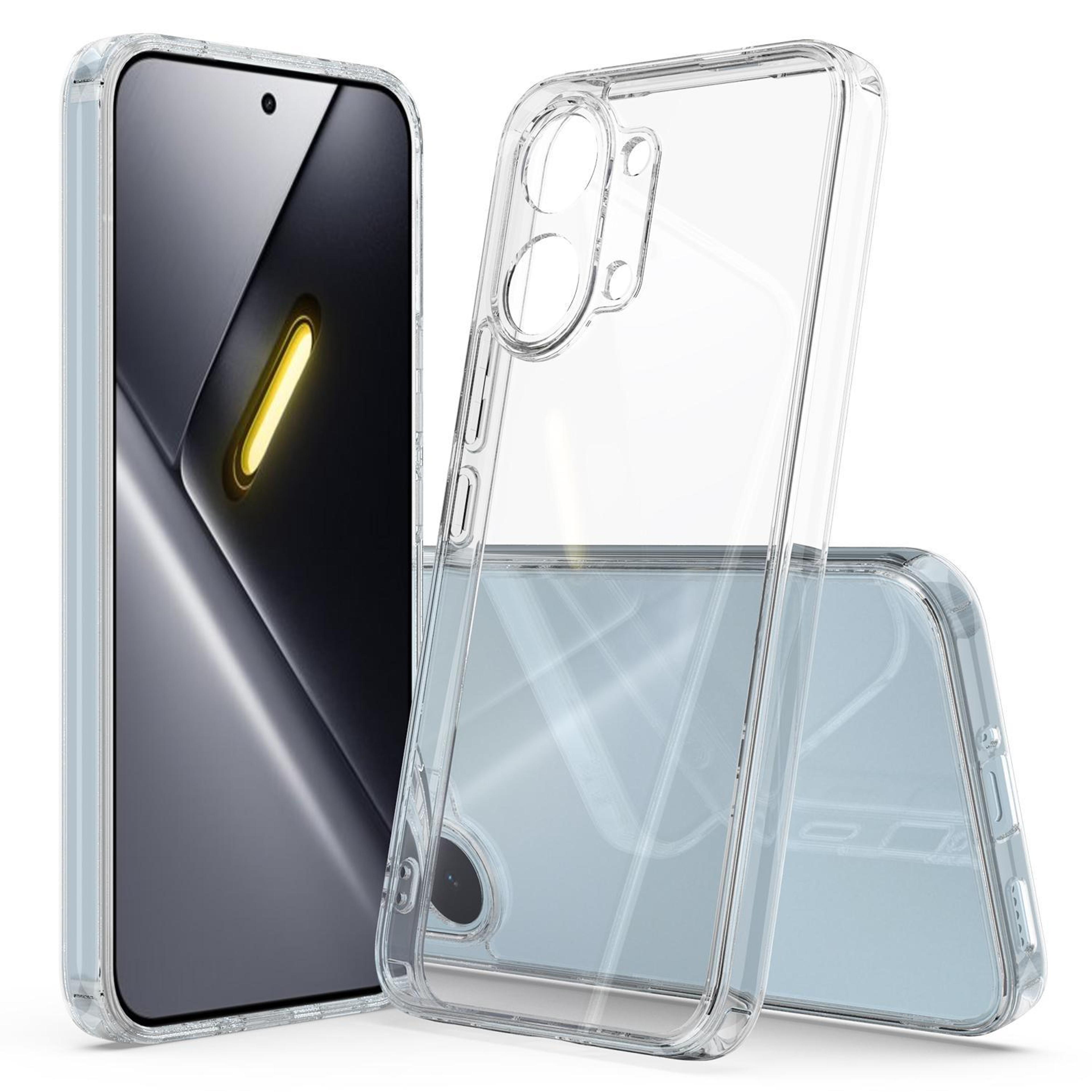 redmi turbo 5 max poco x8 pro max clear phone case scratchproof tpu acrylic case transparent cover