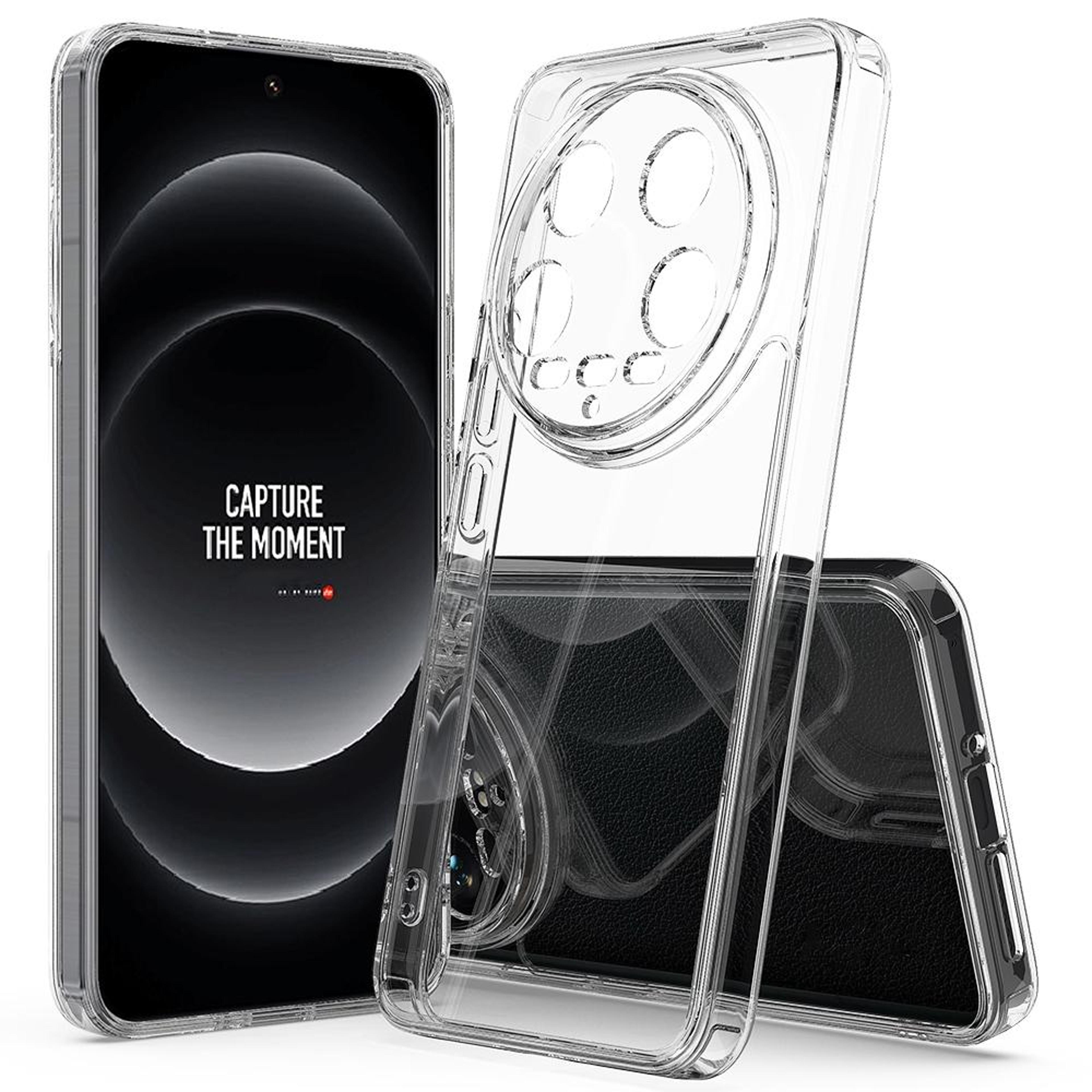 xiaomi 14 ultra clear phone case scratchproof tpu acrylic transparent protective cover