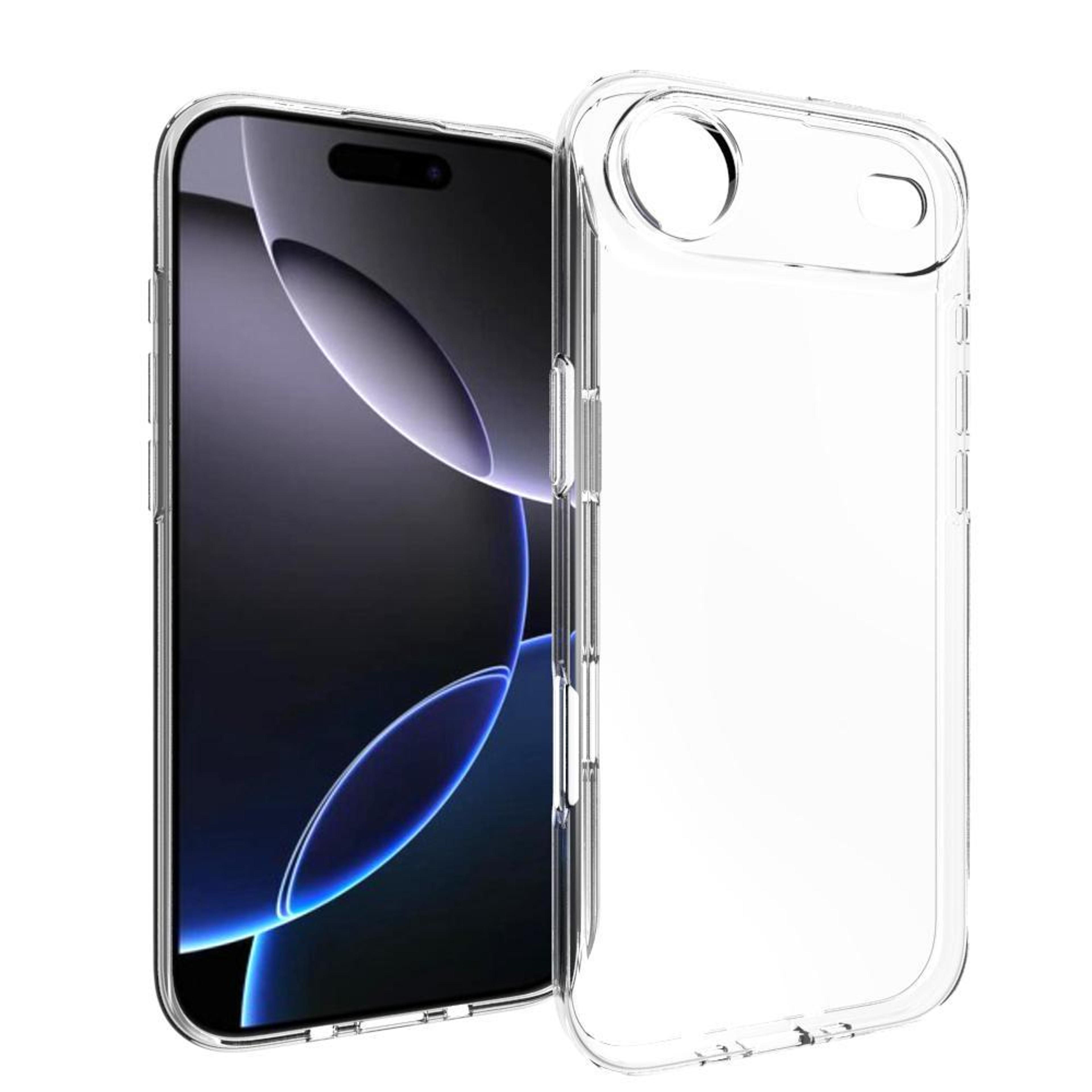 iphone air clear tpu phone case slim transparent protective case with waterproof texture