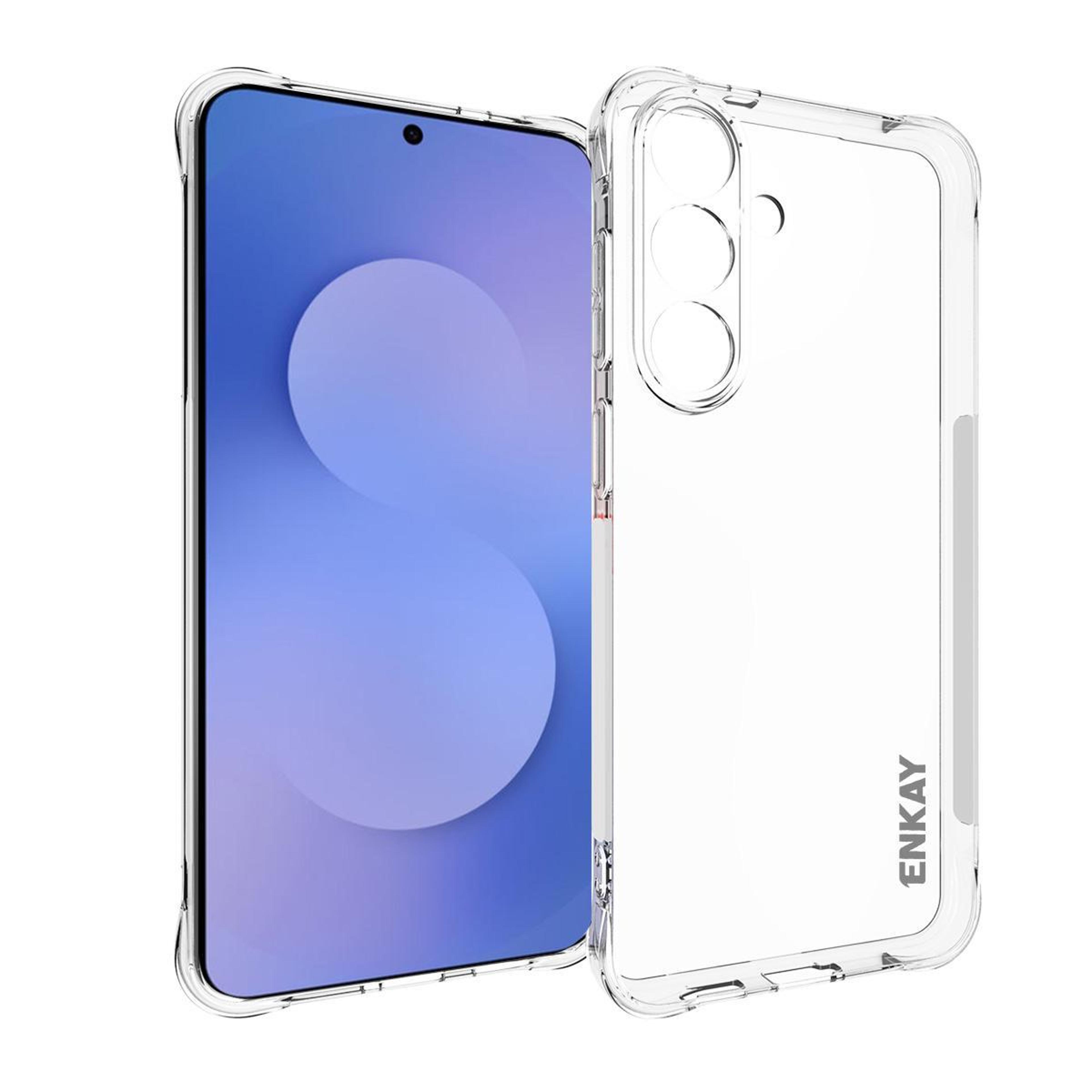 enkay hat-prince galaxy s26 fe case clear shockproof phone case transparent tpu cover