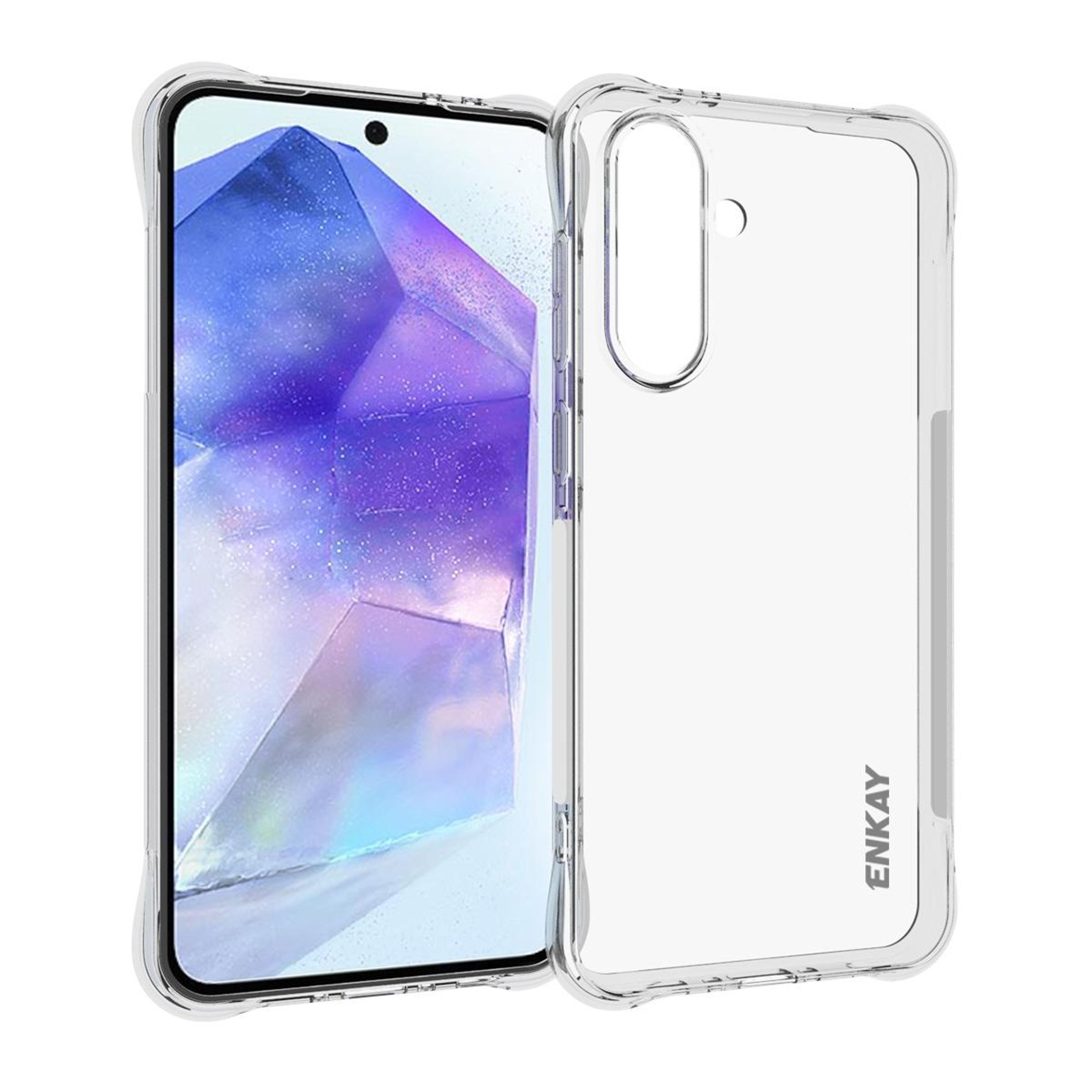 galaxy a56 5g clear case enkay shockproof tpu phone cover