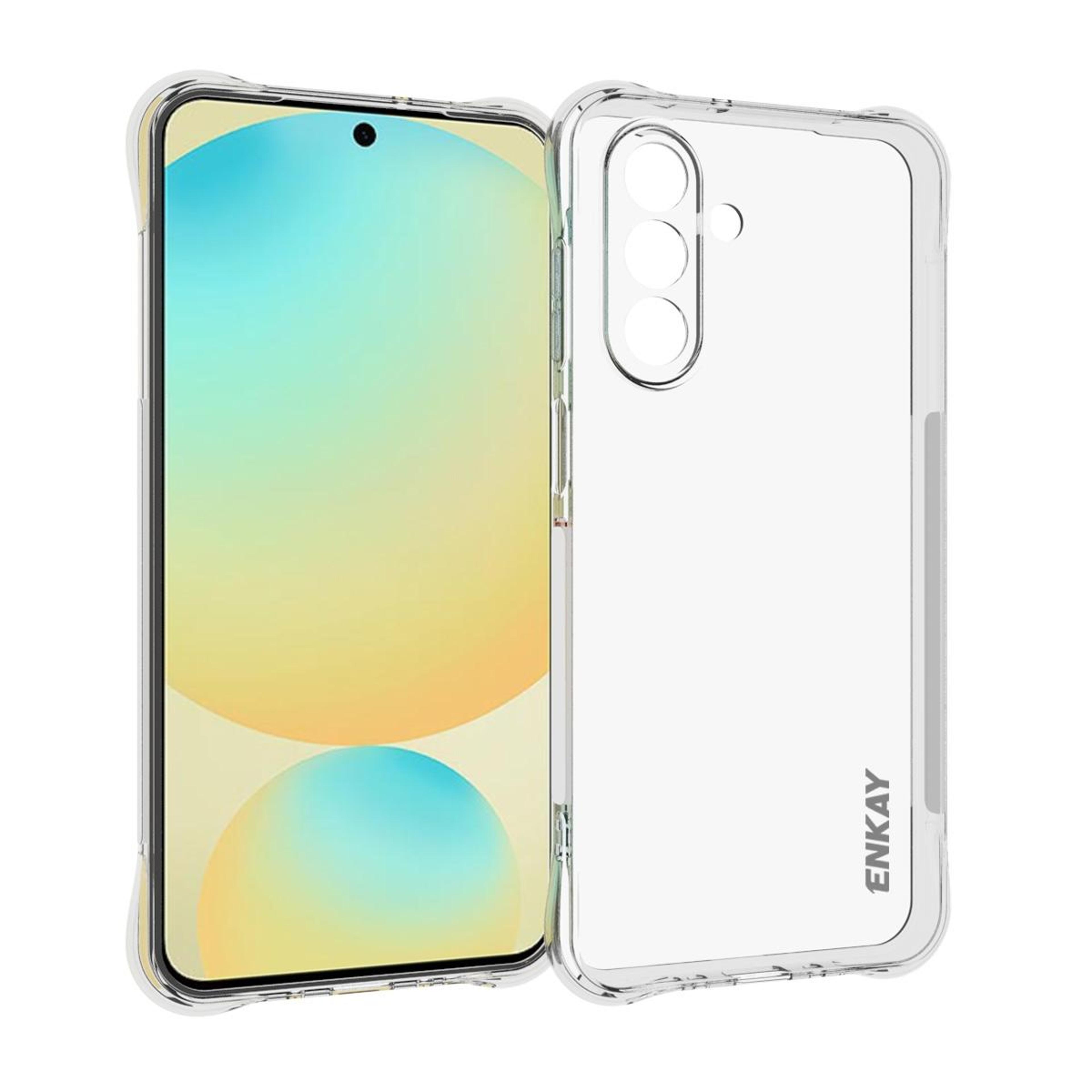 enkay hat-prince galaxy a26 5g clear case ultra-slim shockproof tpu phone cover