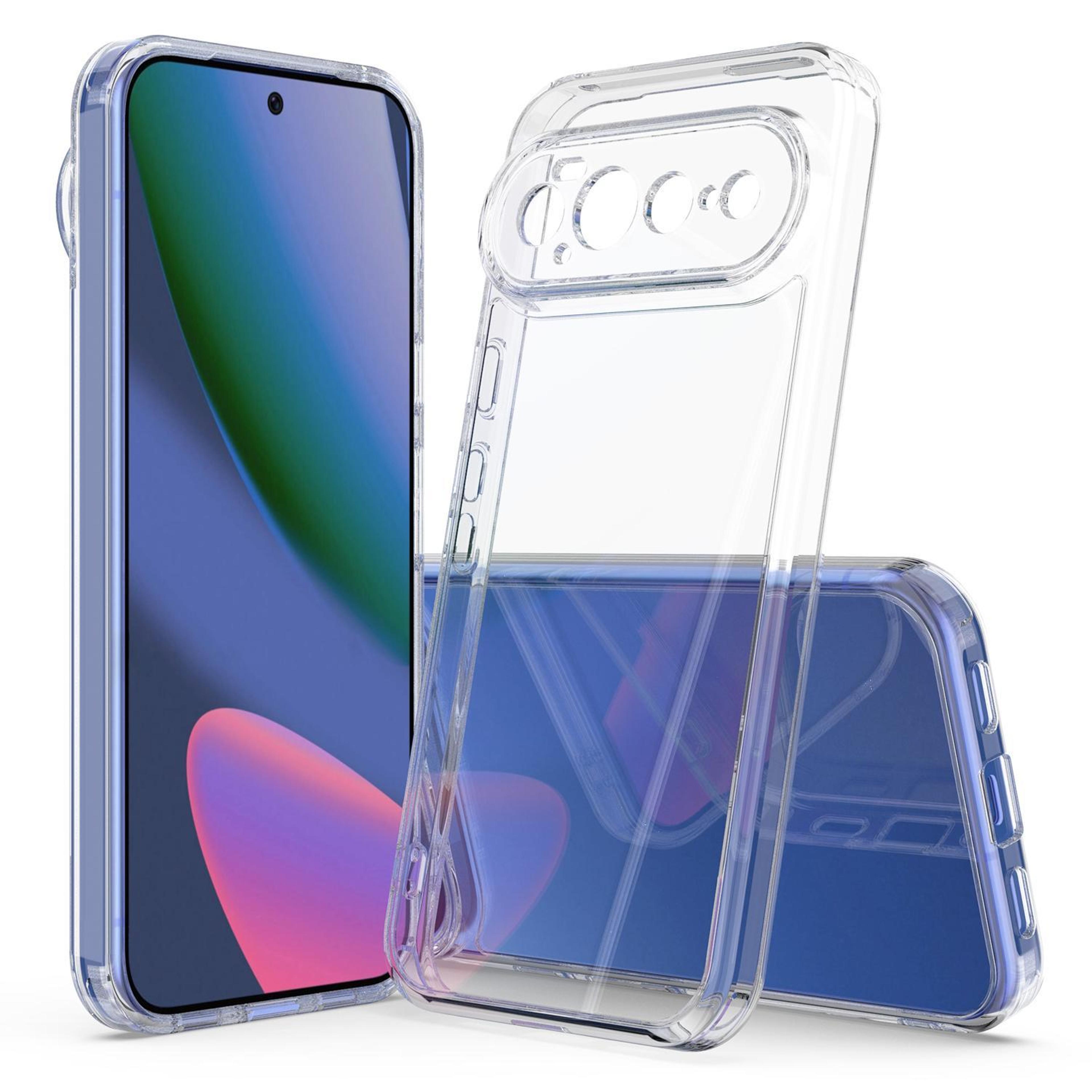 crystal clear google pixel 11 pro xl clear case | protective acrylic tpu case