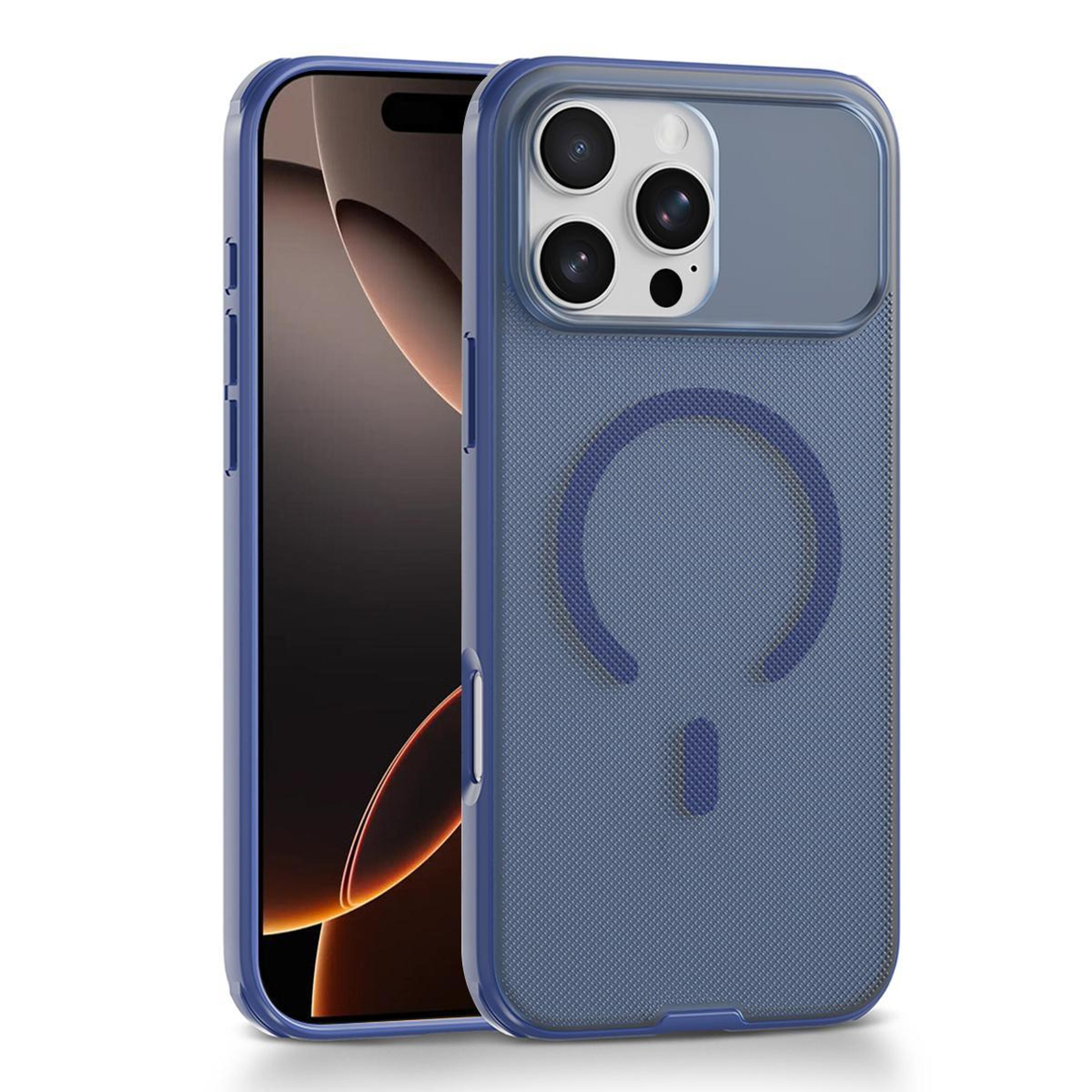 magsafe iphone 16 pro case frosted magnetic shockproof protective cover