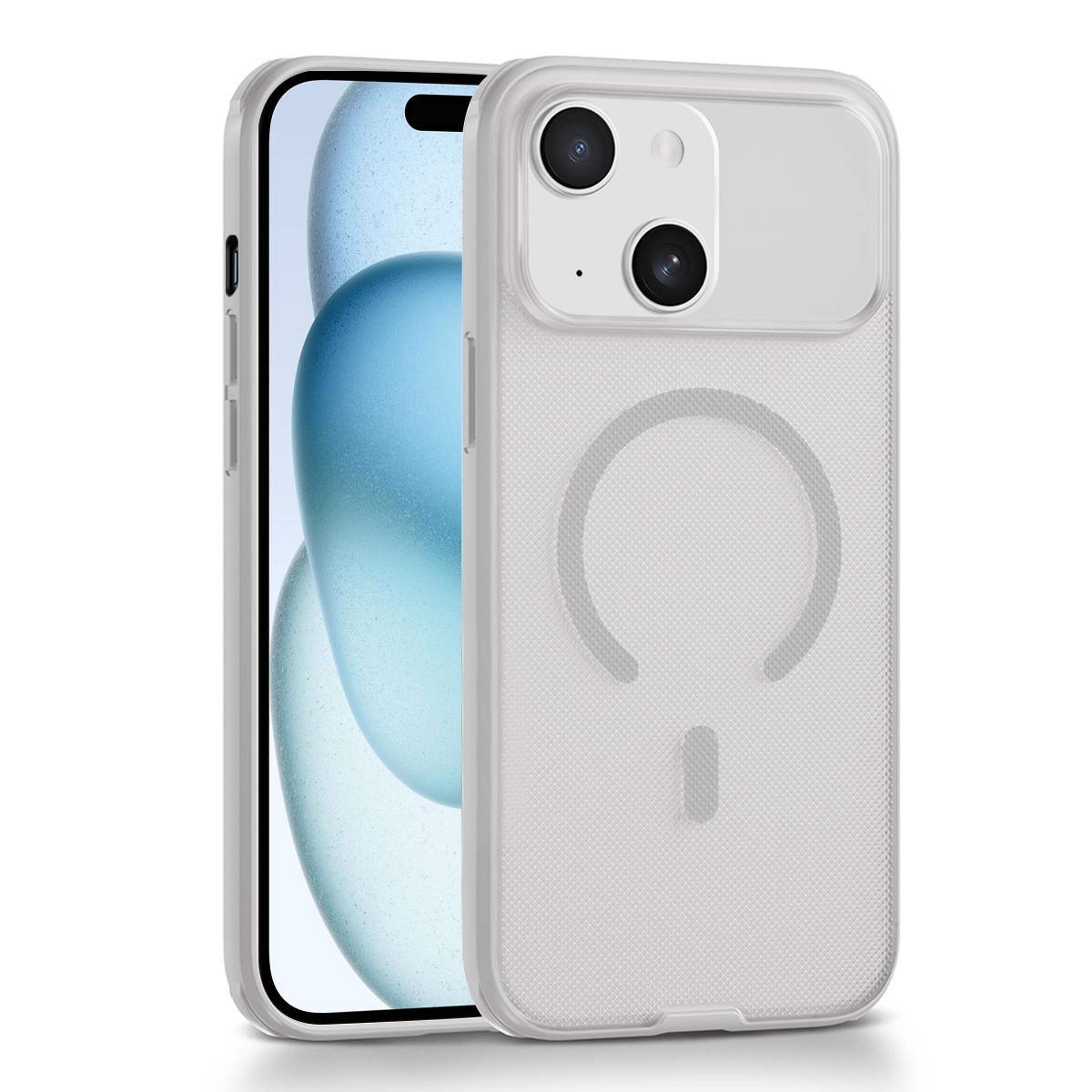 magsafe magnetic frosted phone case for iphone 15 slim shockproof protective cover