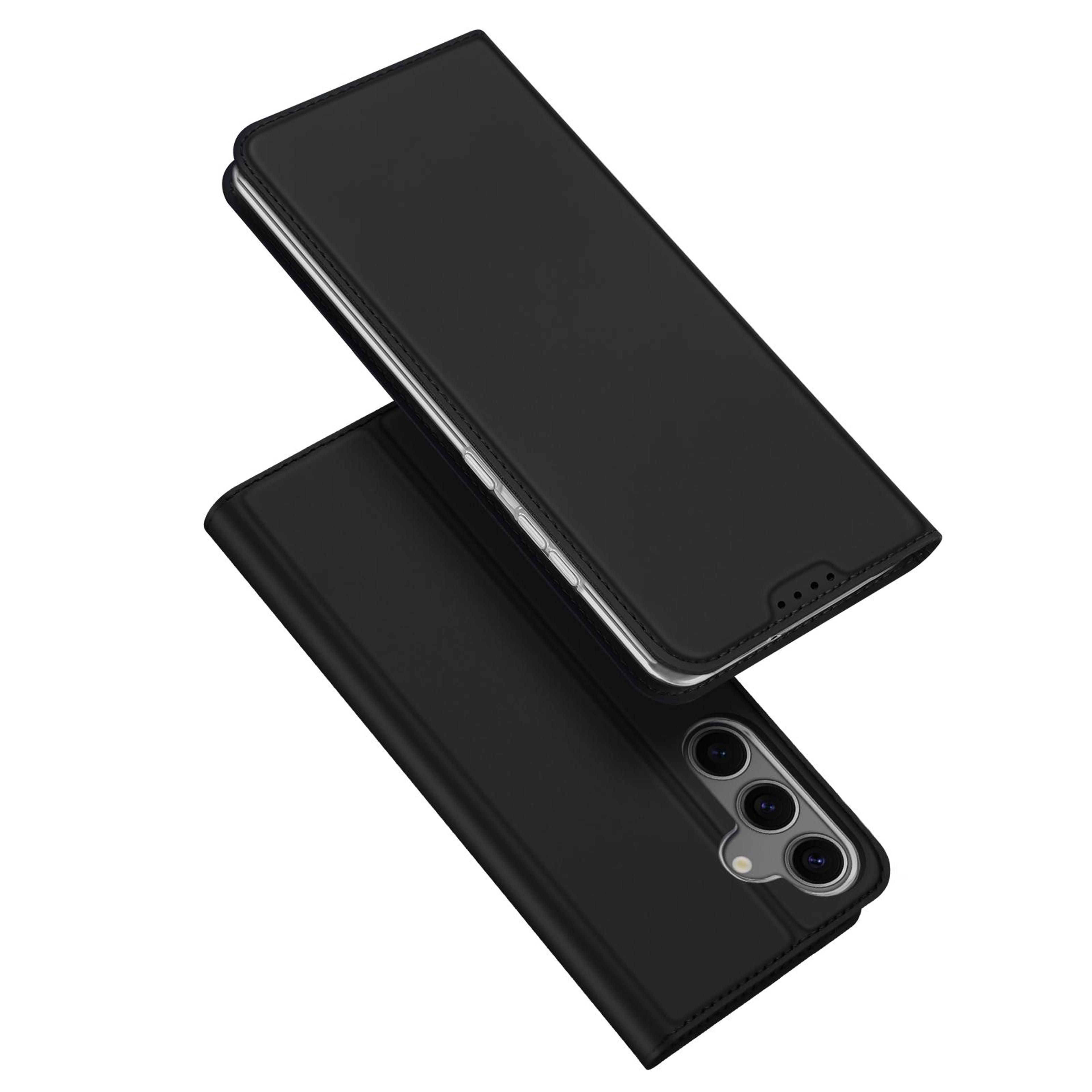 dux ducis samsung galaxy s25 flip case premium leather phone case with card slot and stand