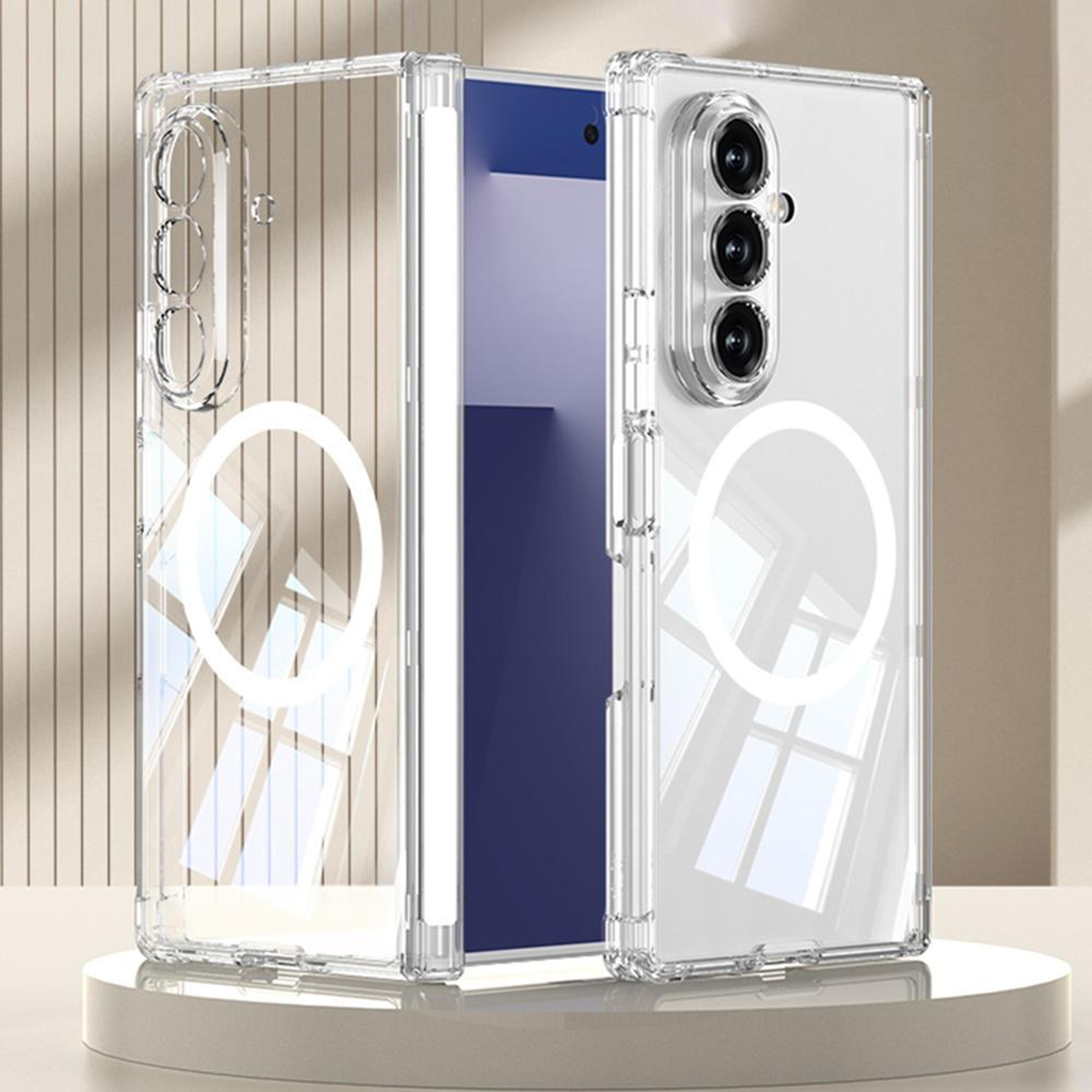 samsung galaxy z fold7 magsafe clear hinge protection shockproof phone case
