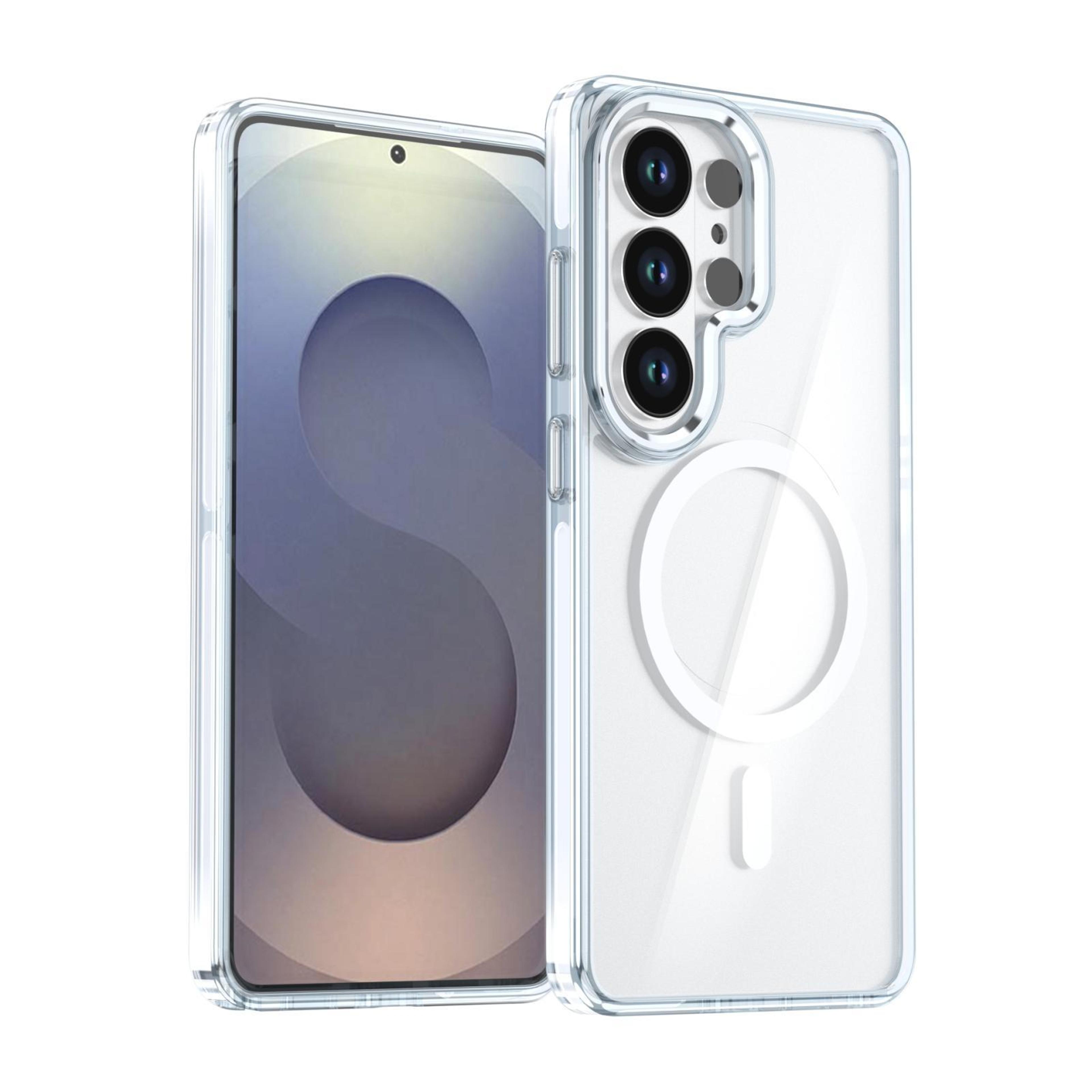 samsung galaxy s26 ultra magnetic clear phone case two tone transparent shockproof cover