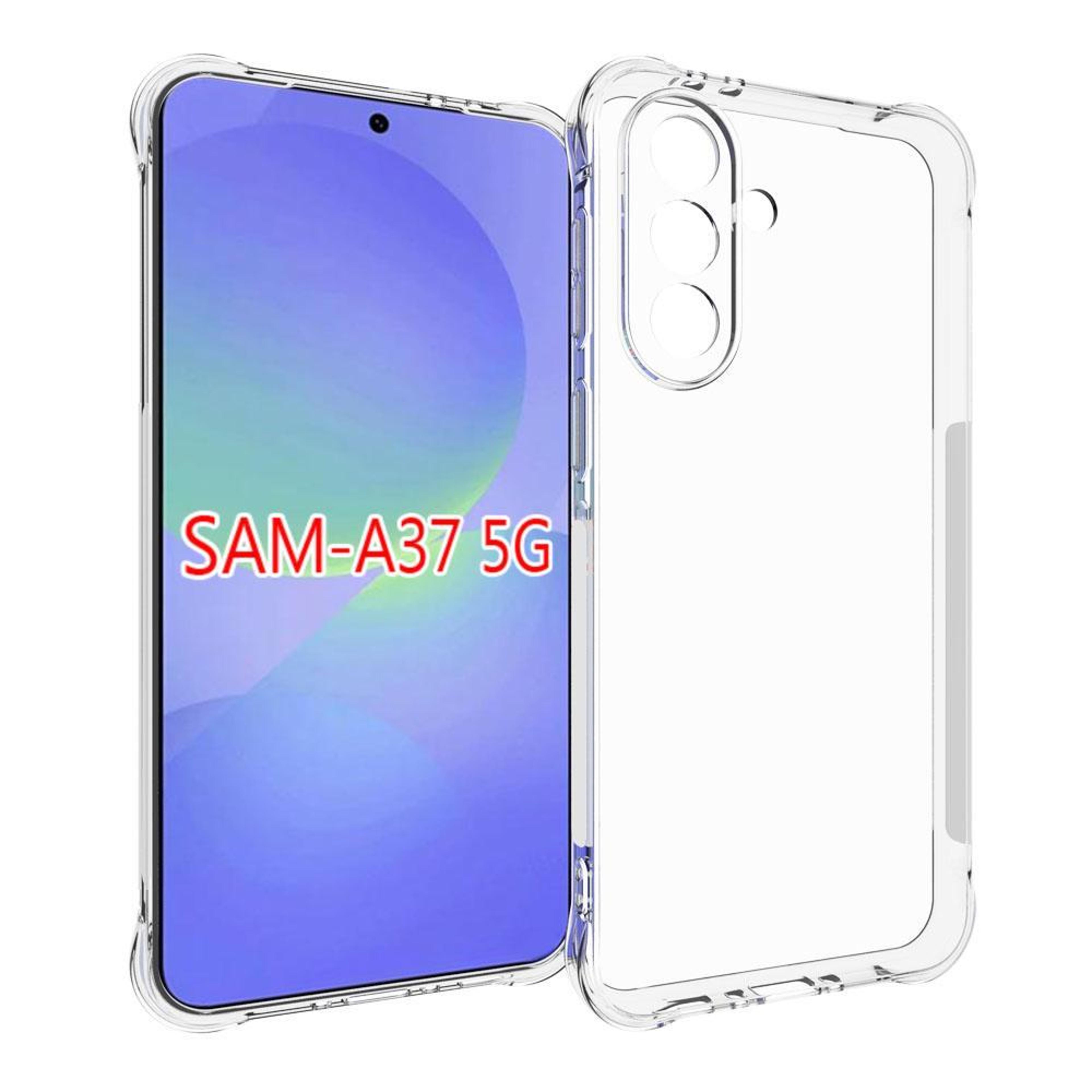 samsung galaxy a37 5g shockproof phone case clear transparent tpu case with non slip grip