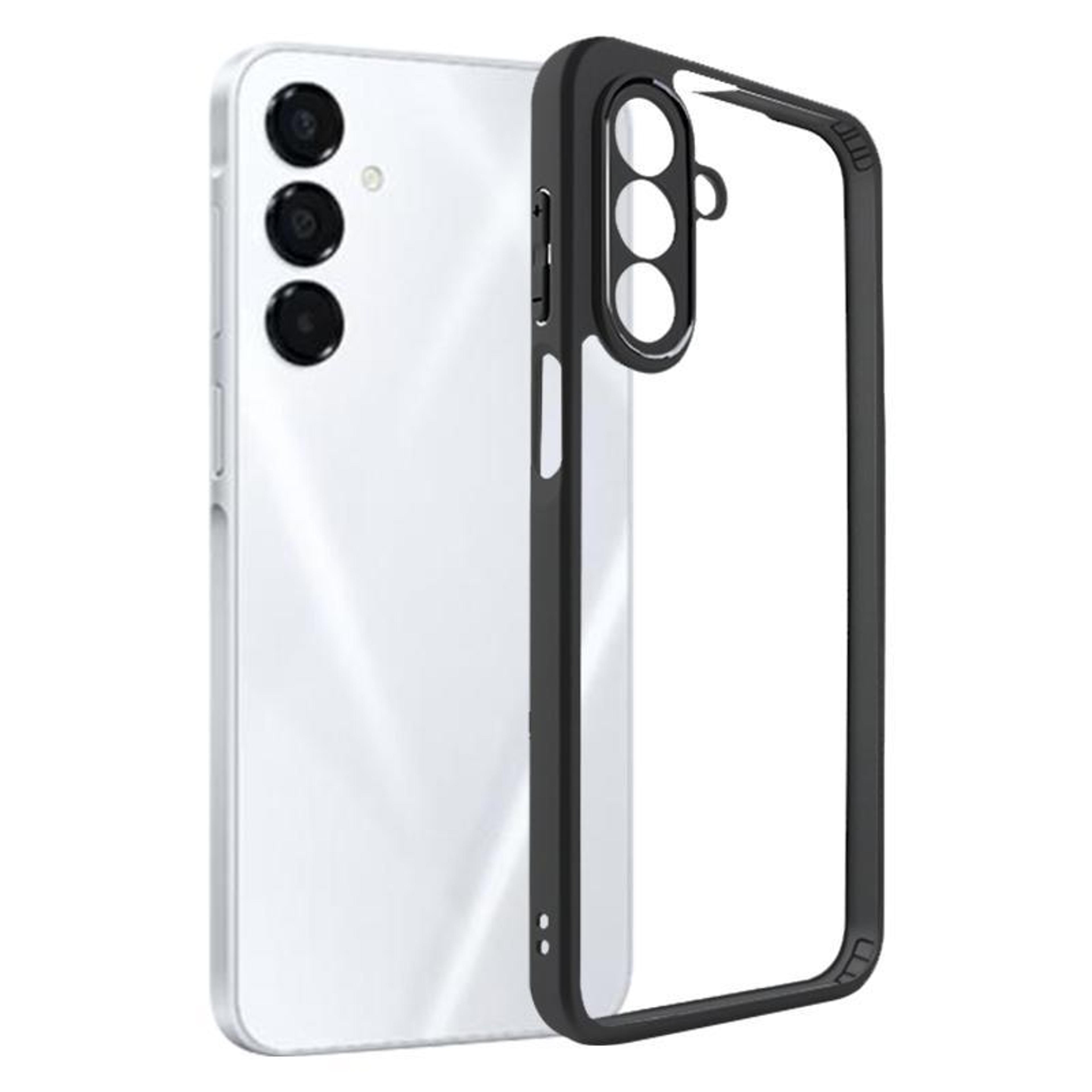 samsung galaxy a17 5g clear shockproof phone case with anti yellow frosted tpu pc protection