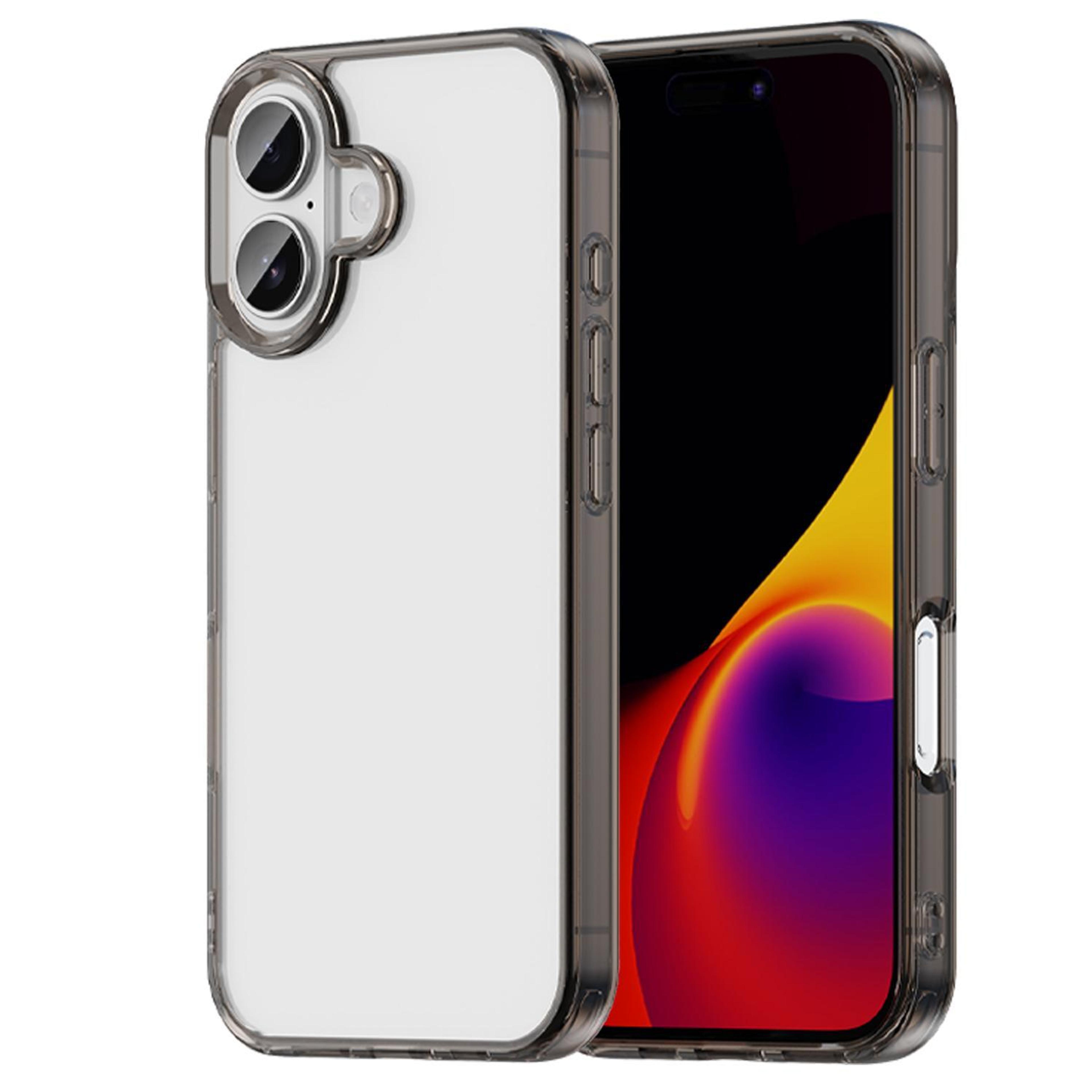 iphone 16 shockproof phone case clear tpu pc airbag protective cover