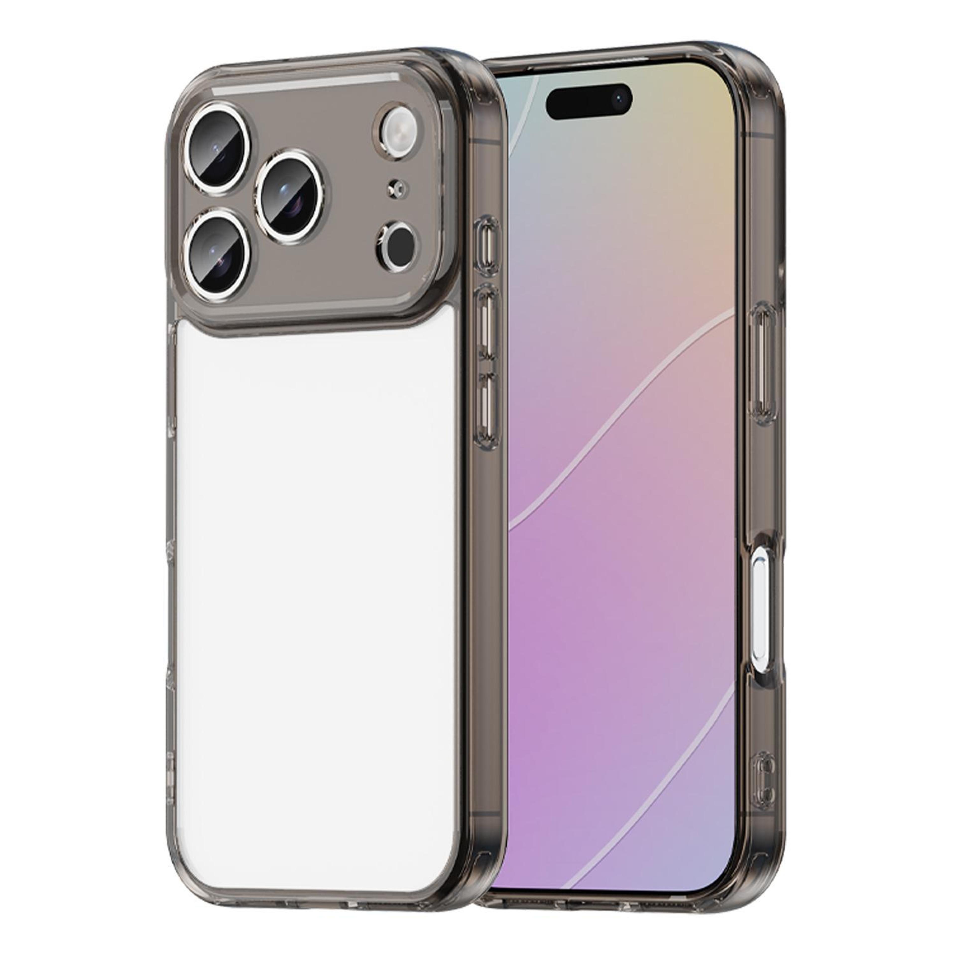 iphone 17 pro shockproof tpu pc hybrid case with airbag corner protection