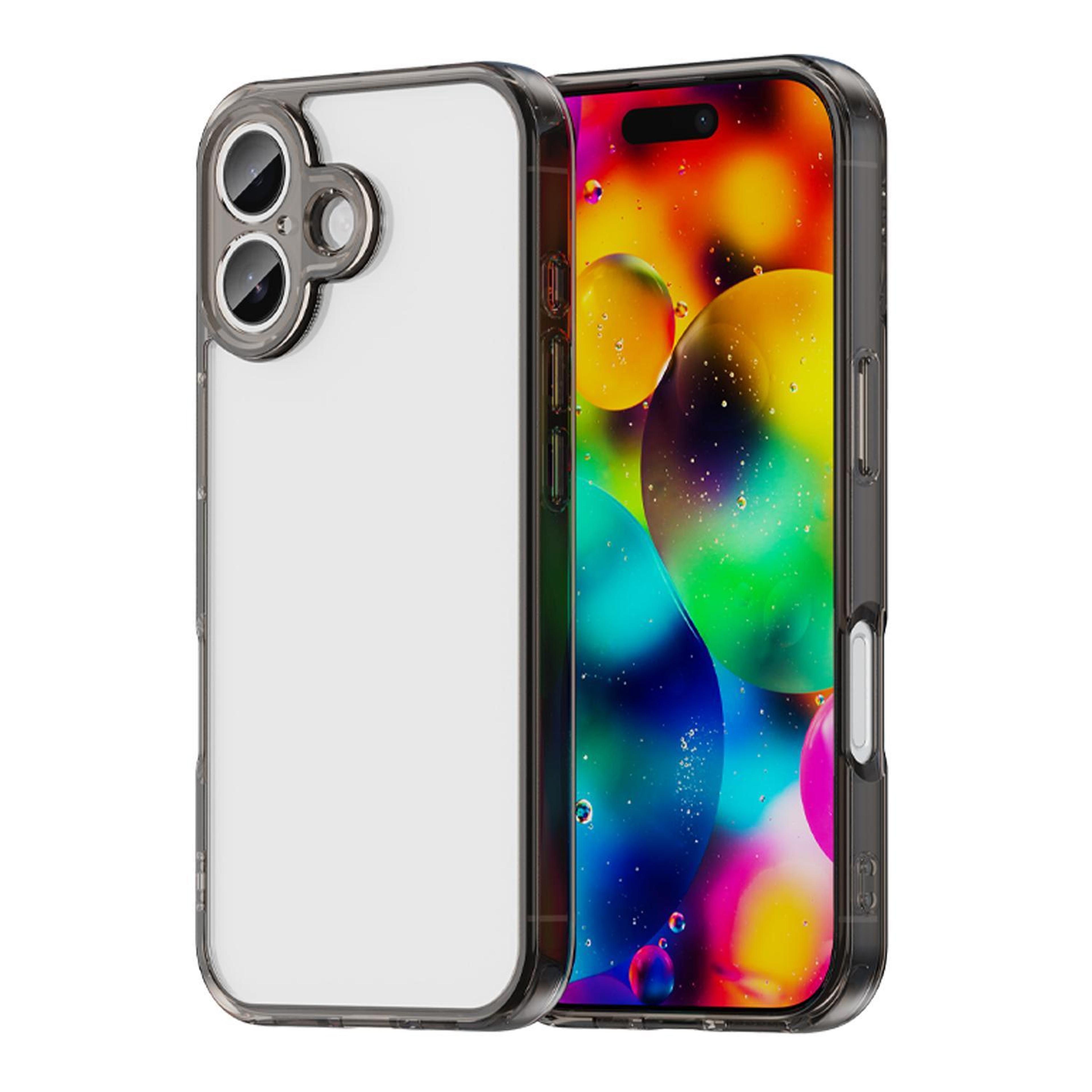 iphone 17 shockproof phone case clear tpu pc hybrid airbag protective cover