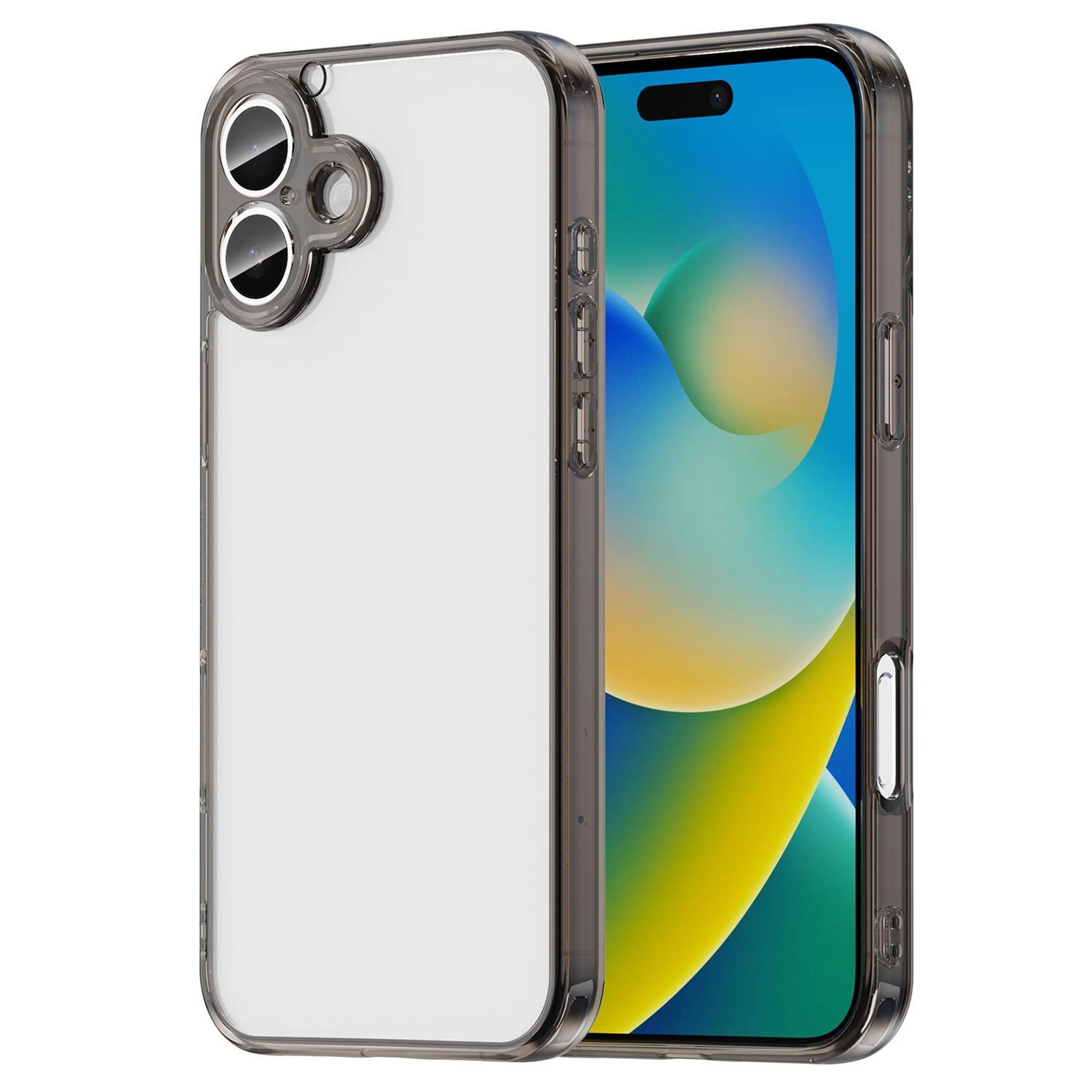 iphone 16 plus shockproof hybrid tpu pc protective phone case