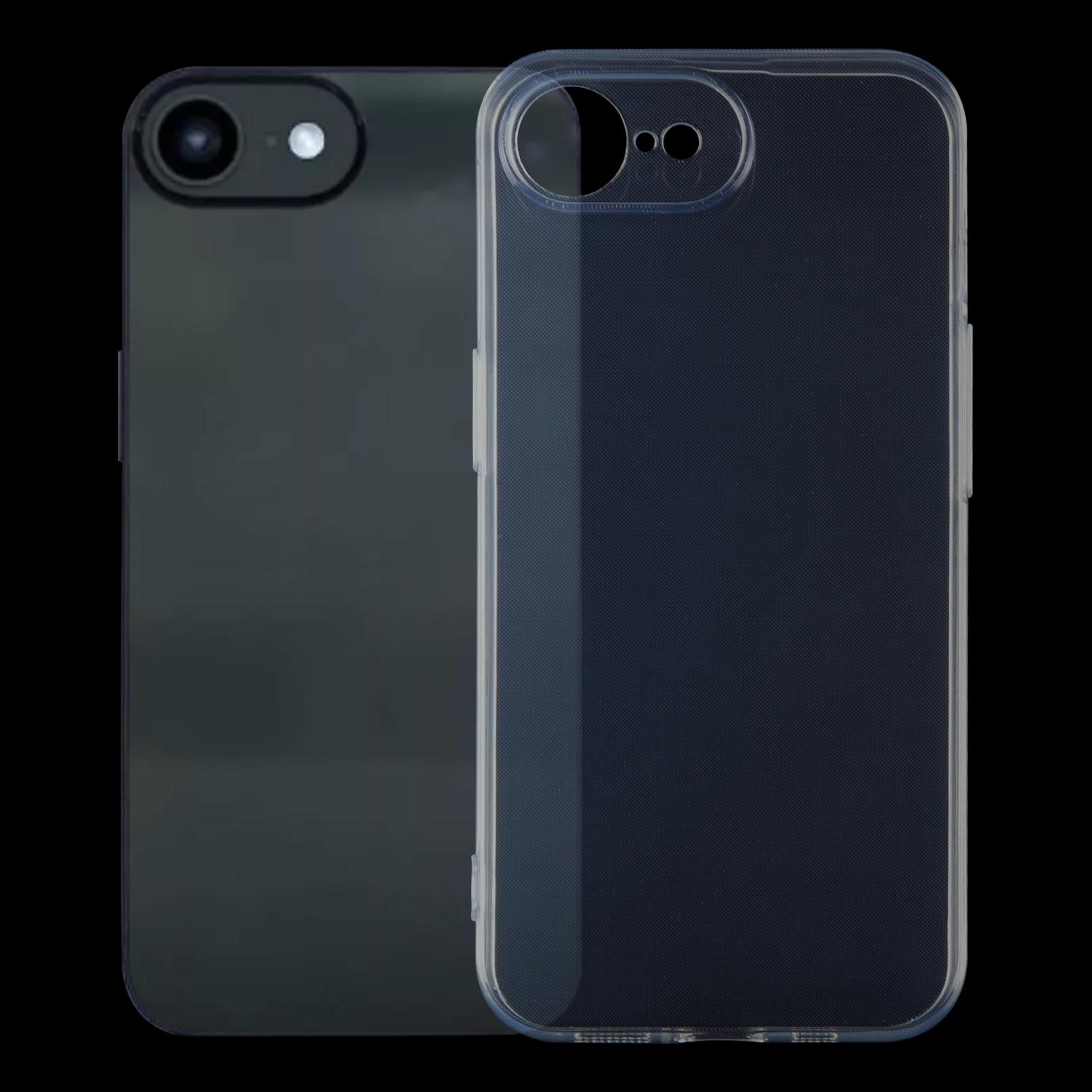 ultra thin iphone 17e clear case transparent tpu protective cover for iphone 17e and 16e