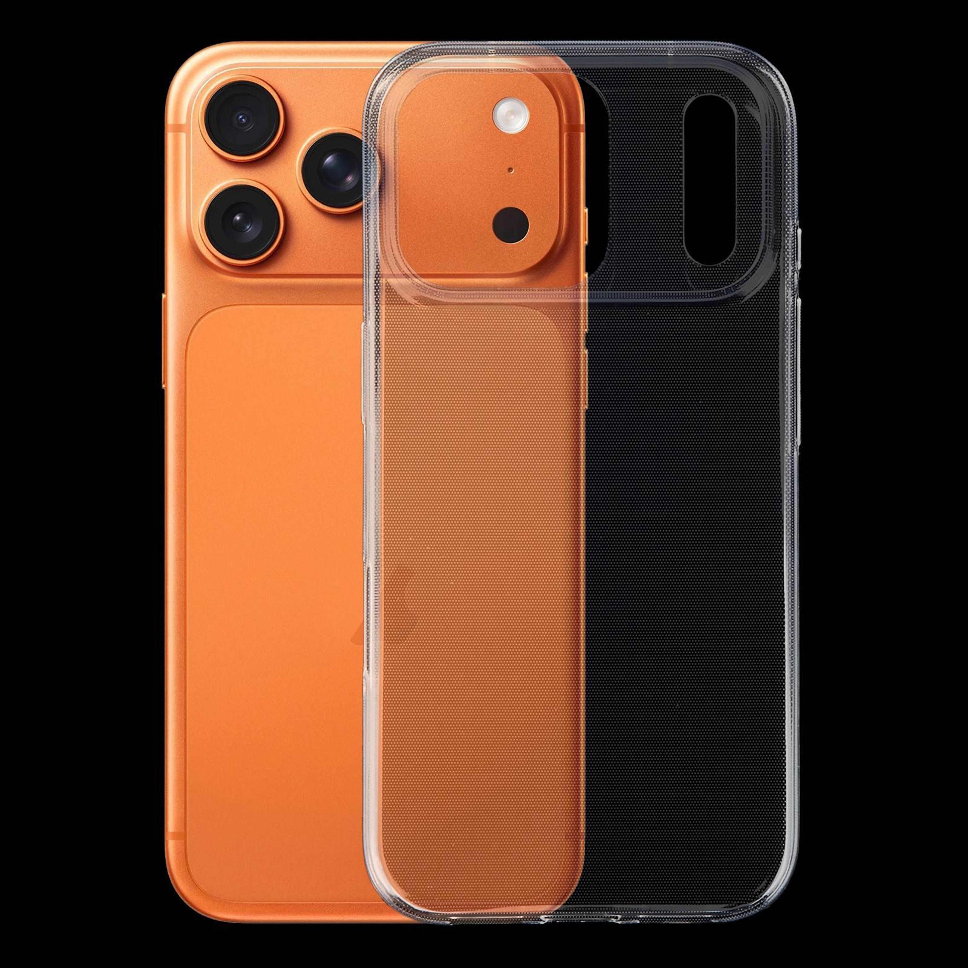 iphone 17 pro ultra thin transparent tpu case clear protective cover