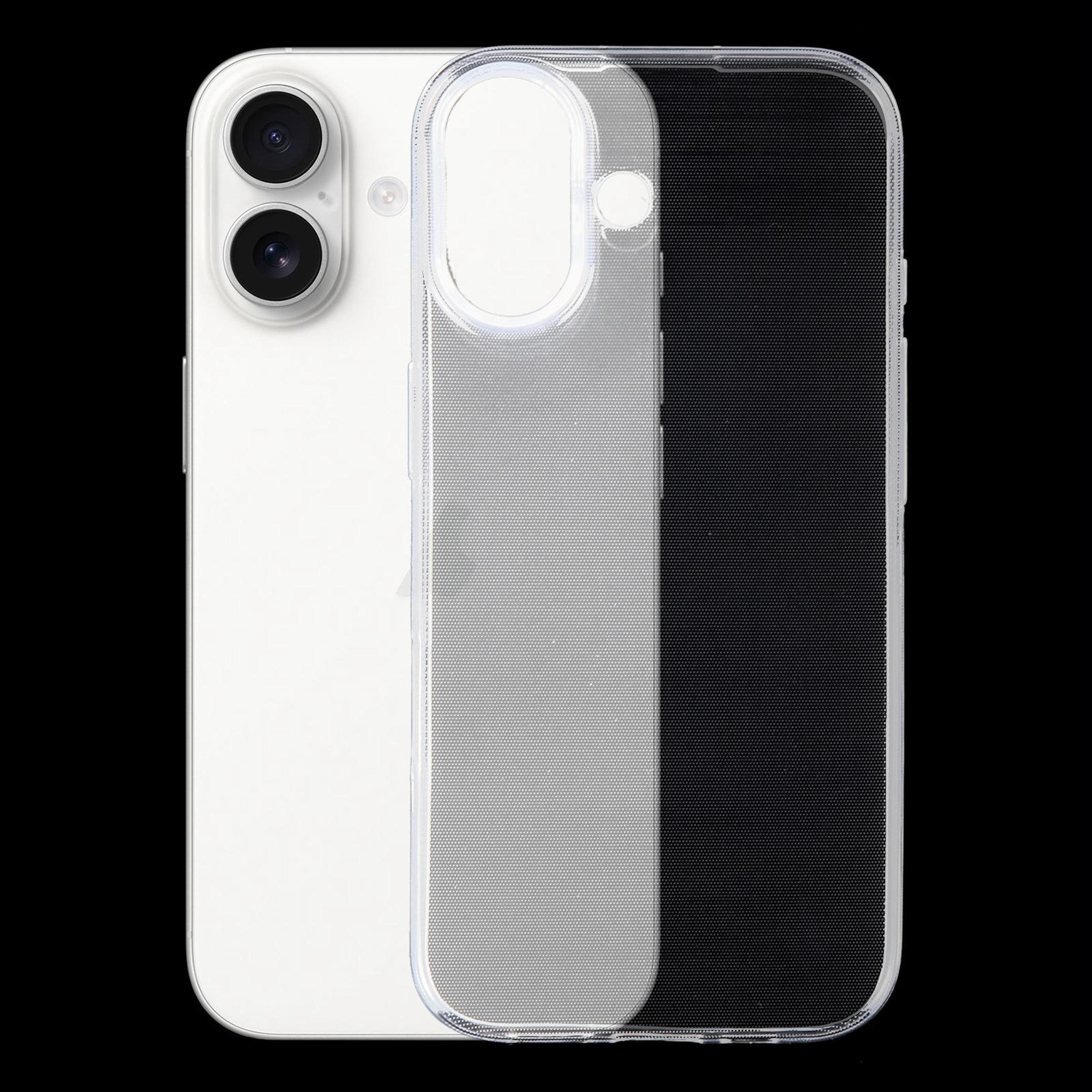 ultra thin iphone 17 tpu case crystal clear transparent phone case with scratch protection