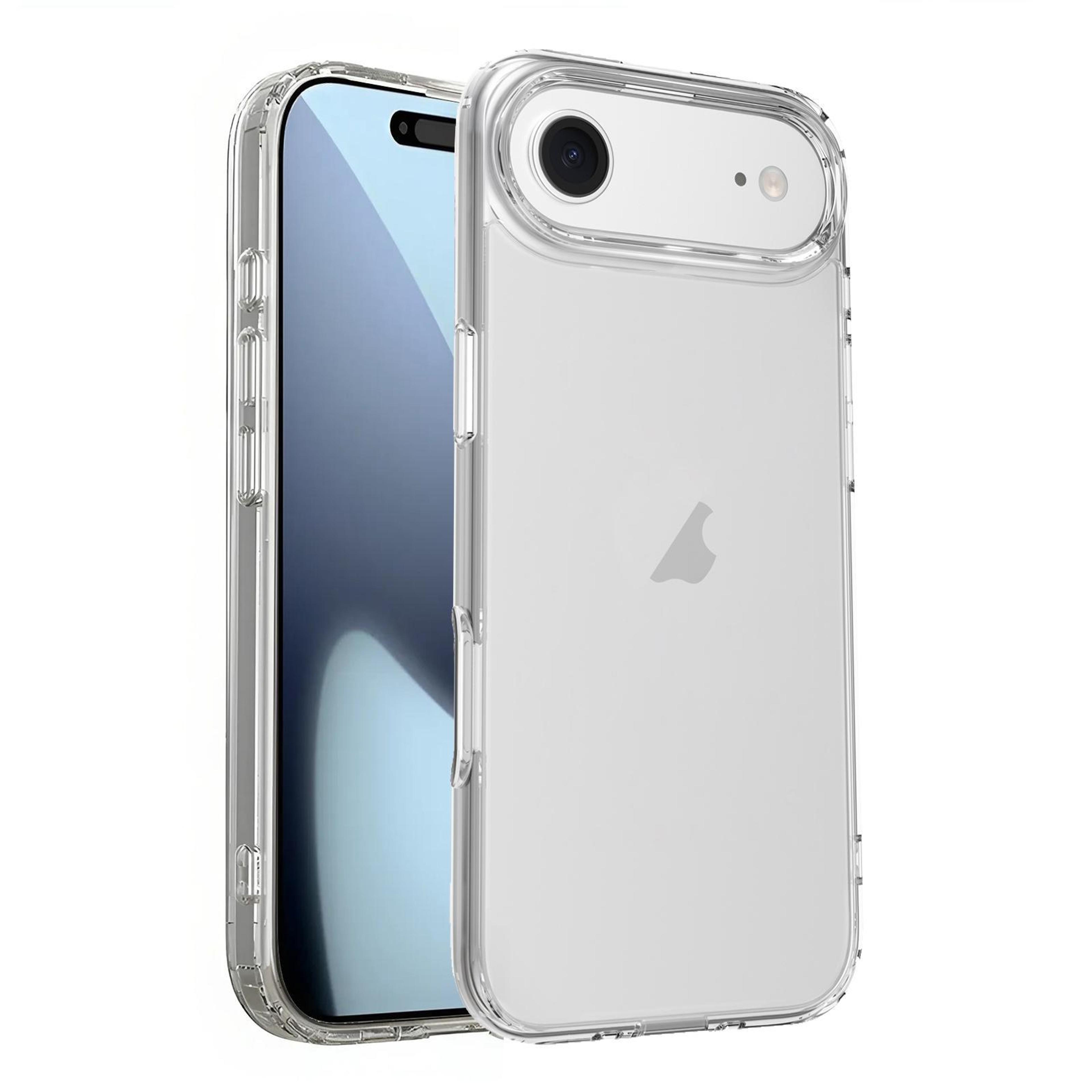 mutural ice series iphone air case clear tpu shockproof transparent protective cover