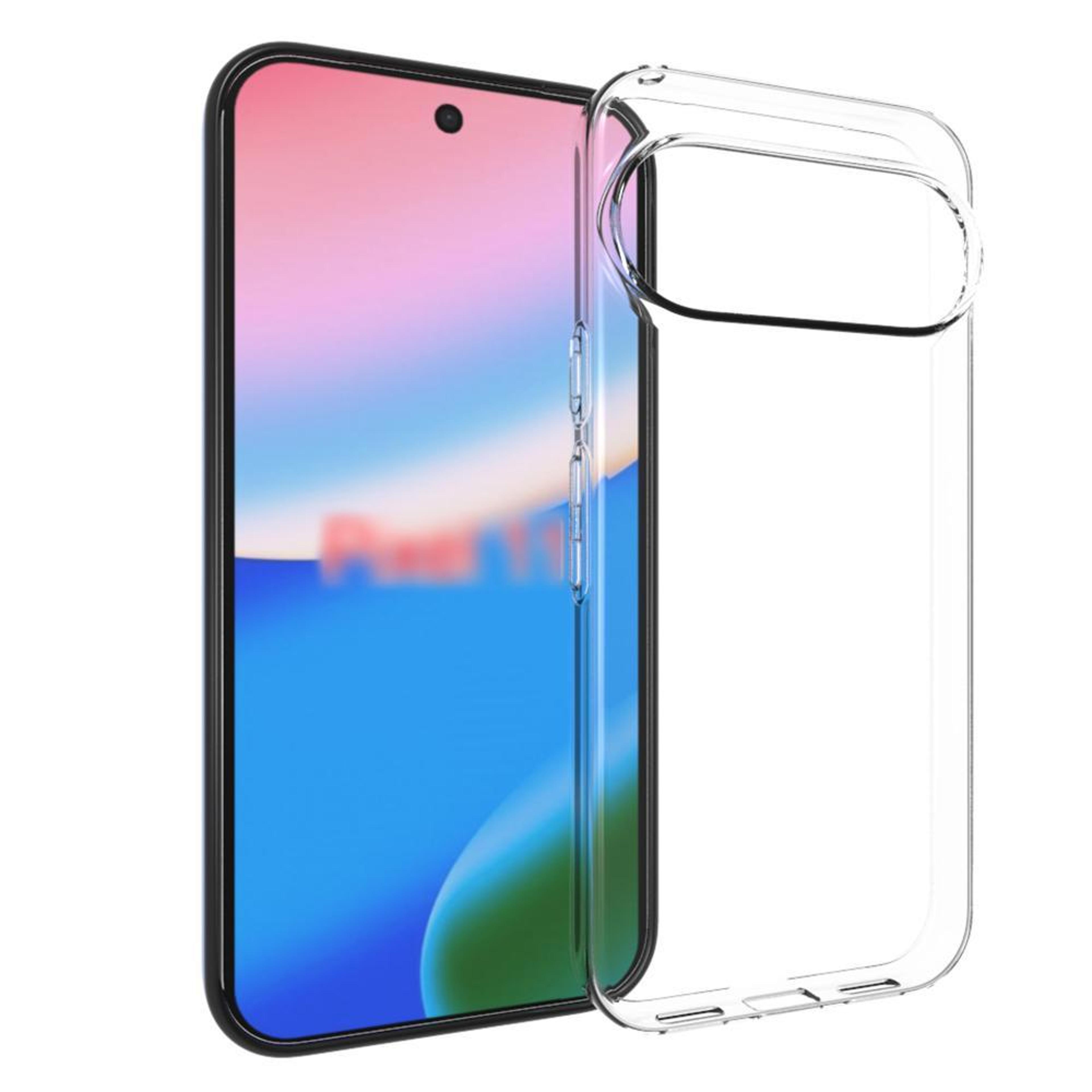 google pixel 11 clear tpu phone case transparent shockproof protective cover