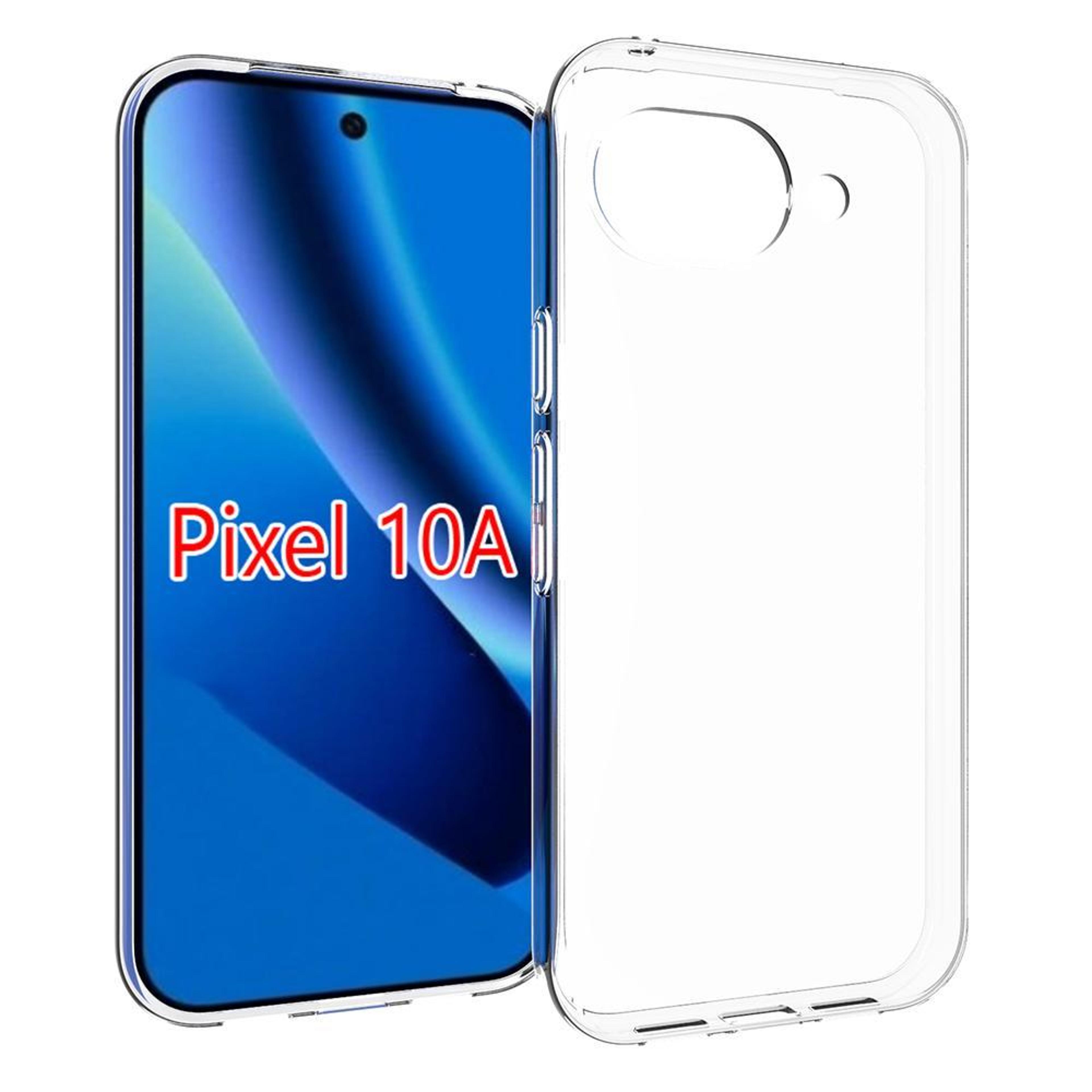 google pixel 10a clear tpu phone case shockproof transparent protective cover