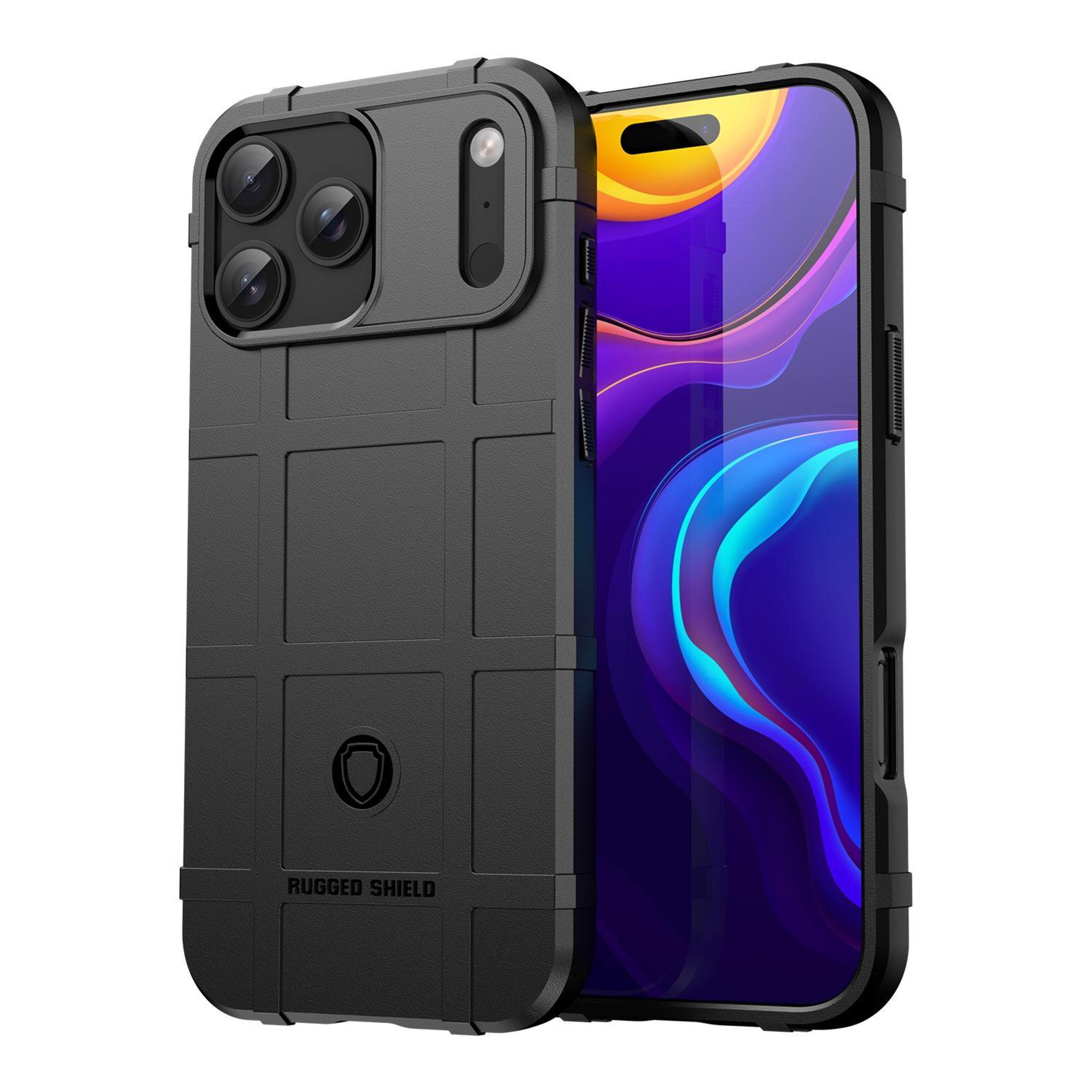 iphone 17 pro max shockproof tpu full coverage protective phone case