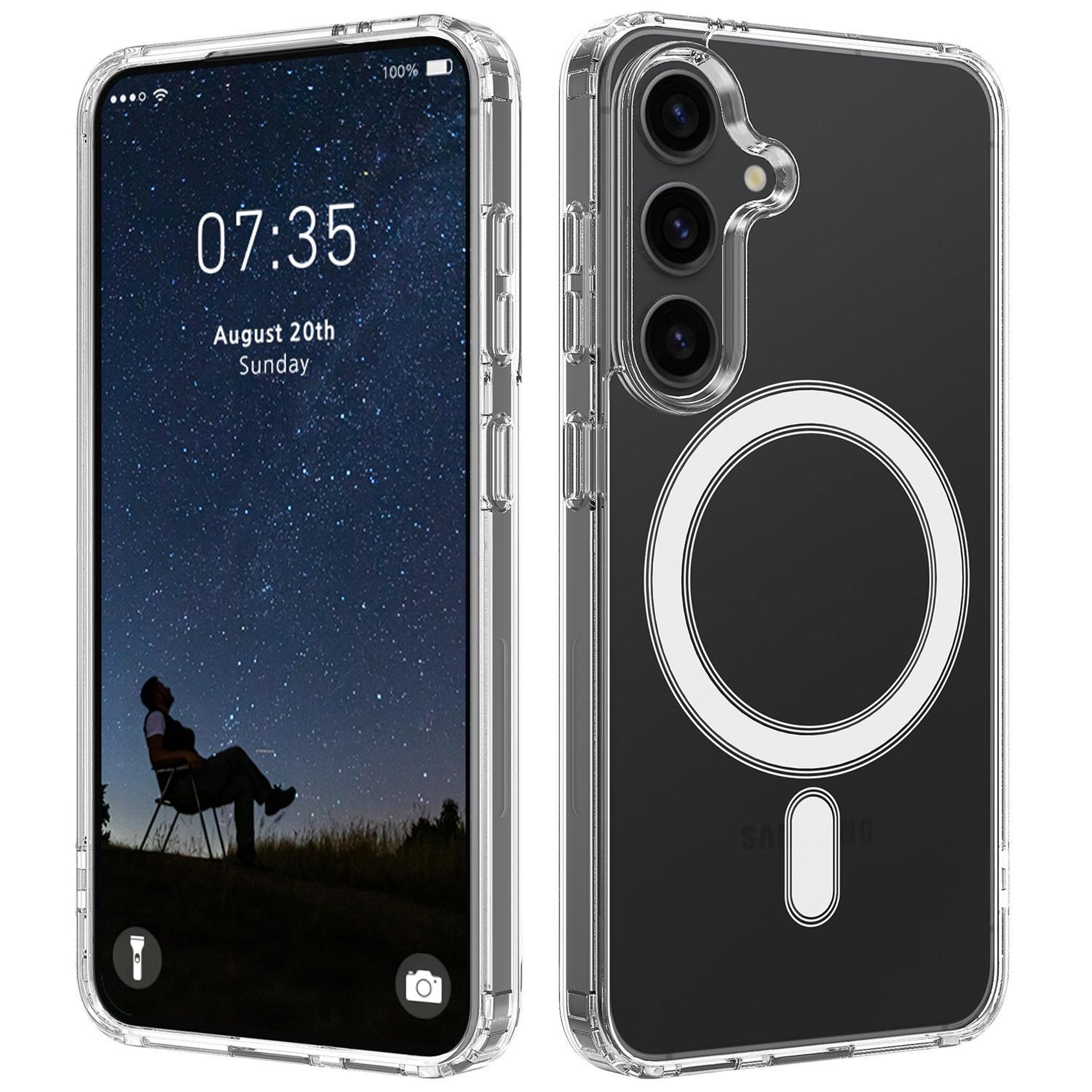 samsung galaxy a37 5g magsafe clear magnetic tpu acrylic phone case