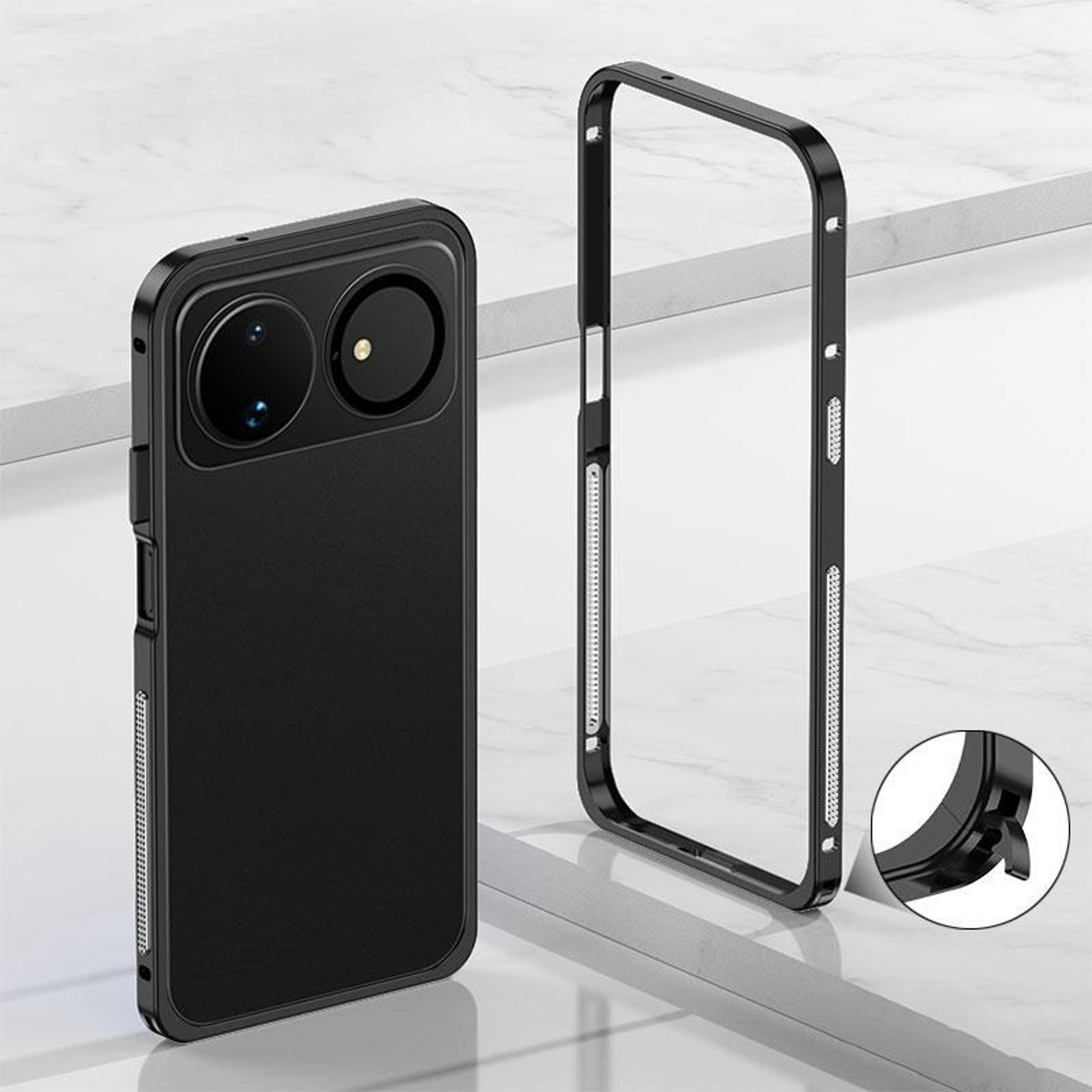 huawei nova 16 metal frame phone case with heat dissipation slim protective cover